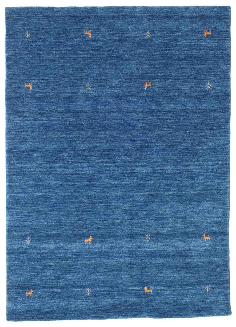 Gabbeh loom Two Lines - Blauw