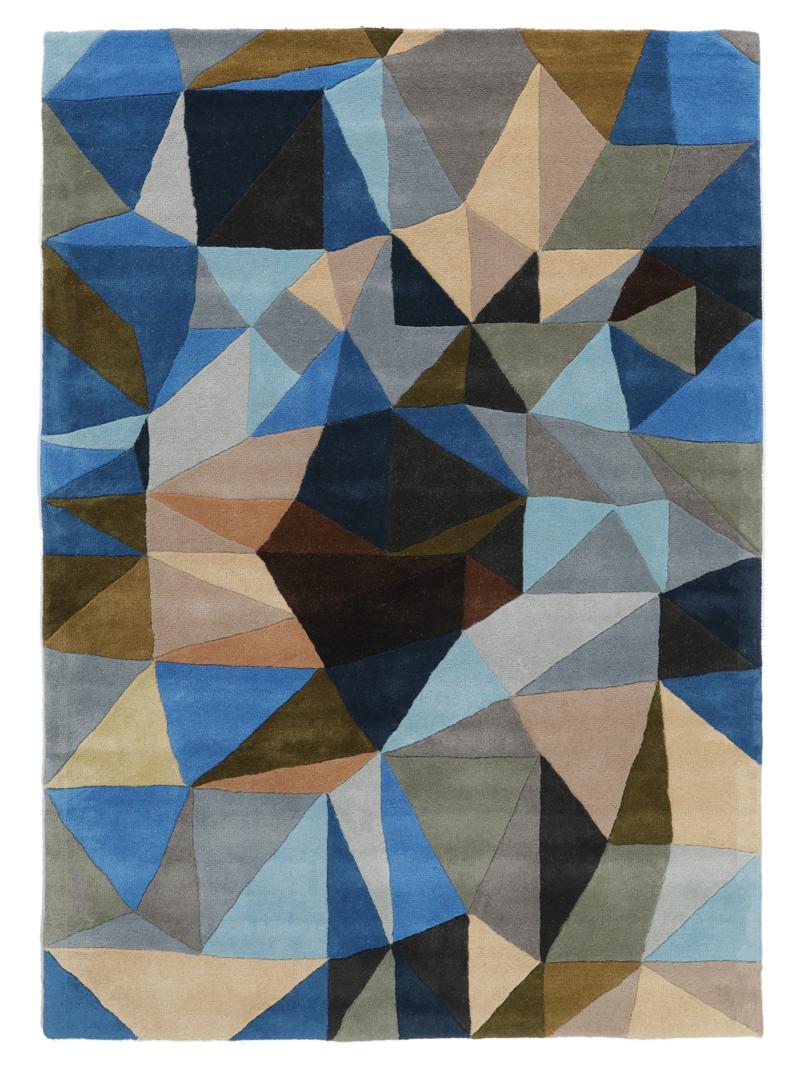 Volcano Rug - Blauw
