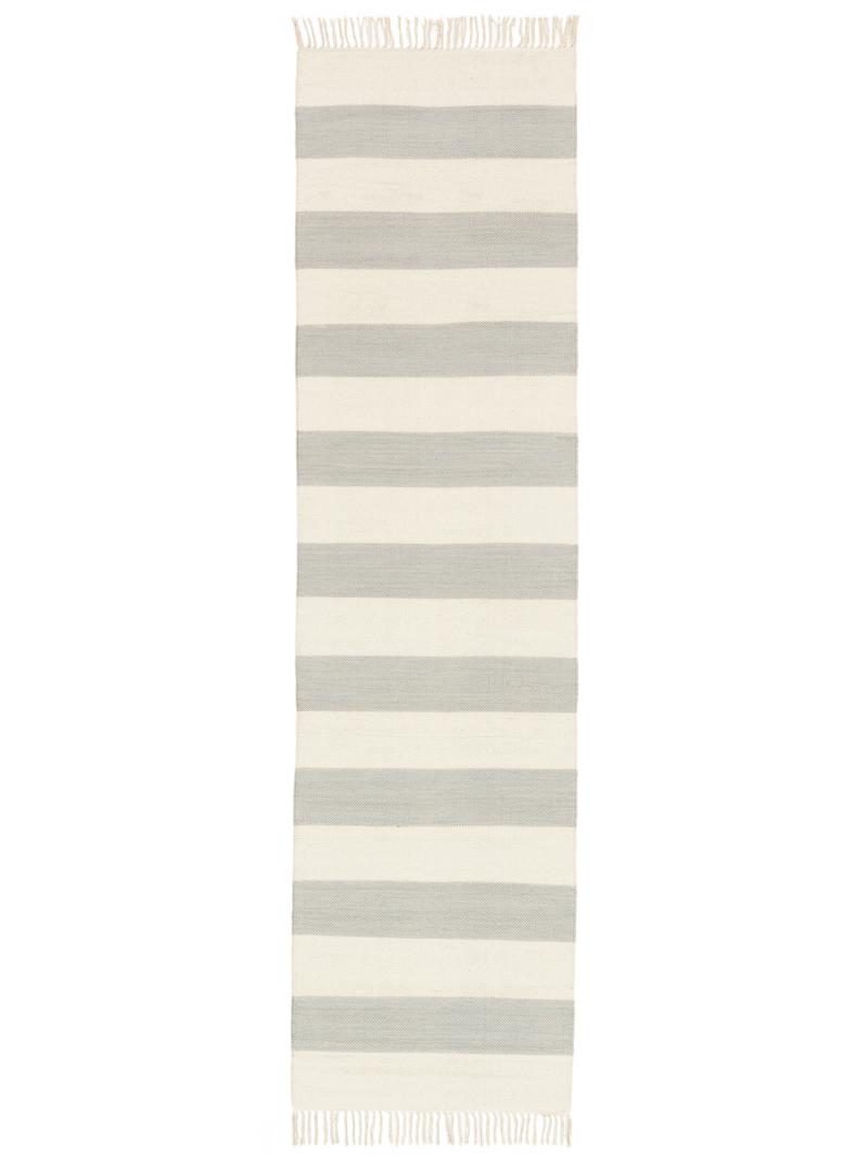 Cotton stripe - Grijs / Gebroken wit