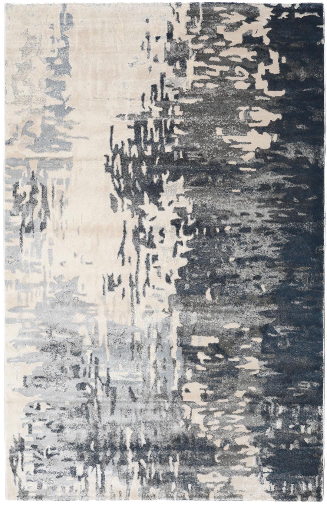 Kaskad - Grey / Cream white - 200 x 300 cm
