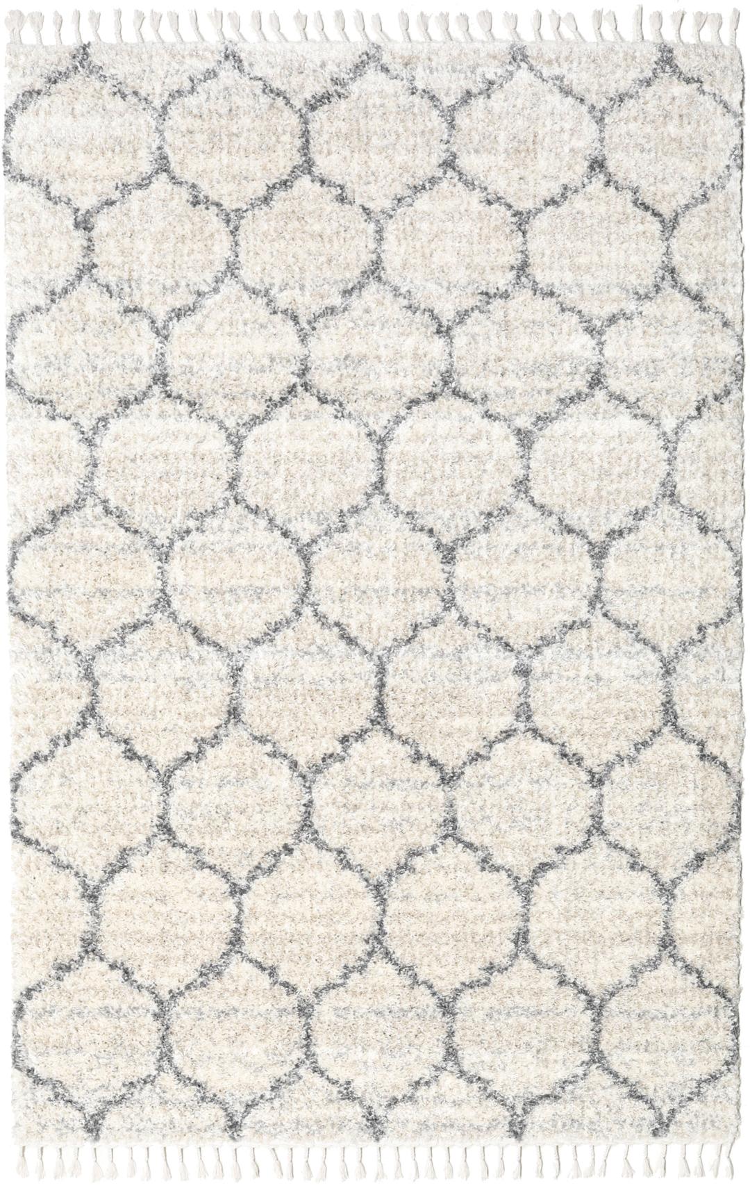 Meissa - Cream beige / Grey - 200 x 300 cm