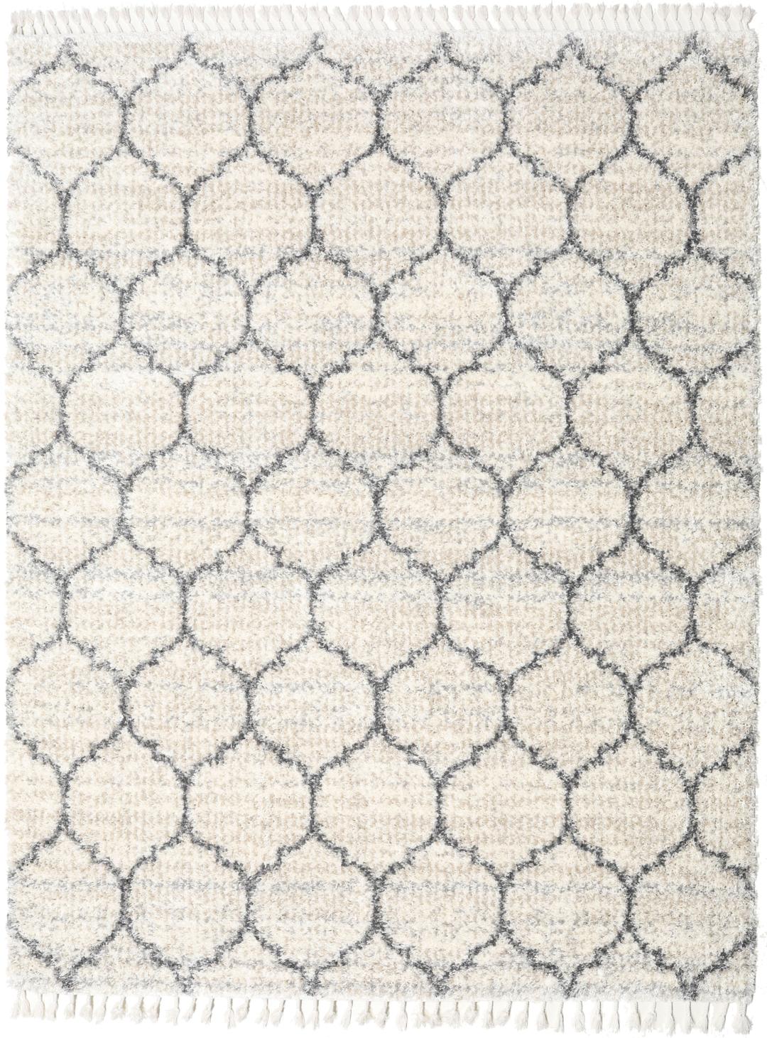 
    Meissa - Crème beige / Grå - 240 x 300 cm
  