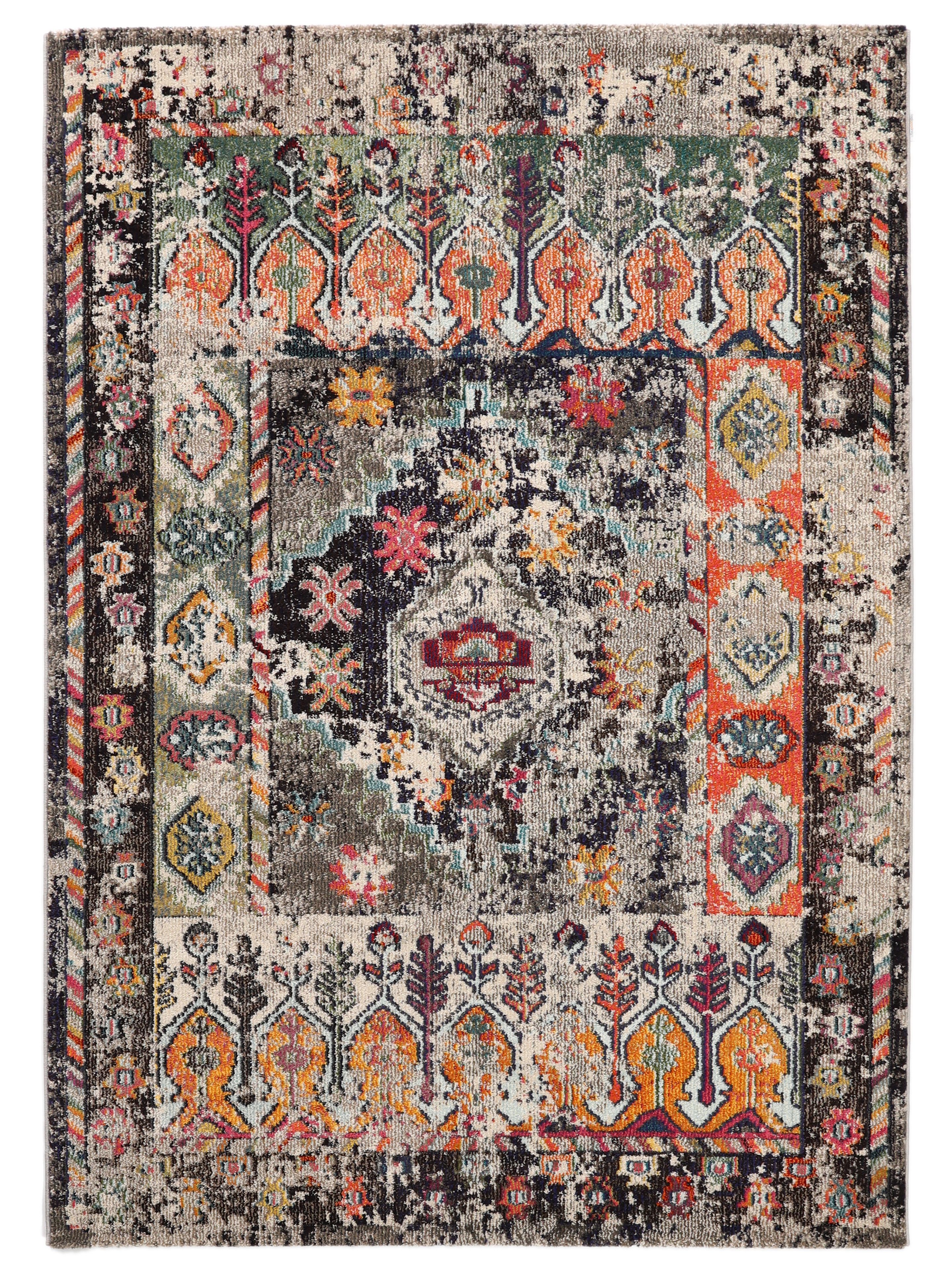 Rugvista essential - Cassiopeia - Czarny / Wielobarwne 200 x 300 cm Dywan -  Rugvista