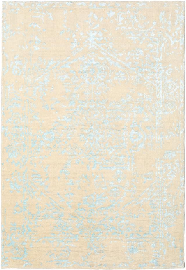 Tapis PVC intérieur/extérieur Bleu de hanoi [Diam] 100 cm - PVC imprimé