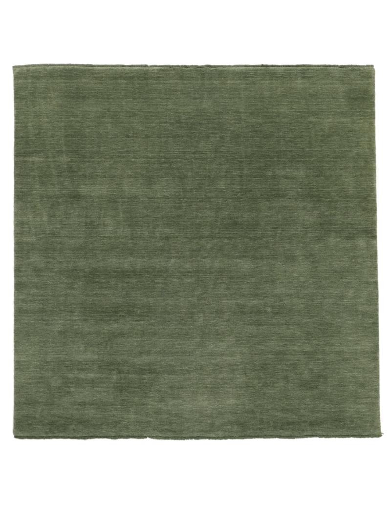 Handloom fringes - Bosgroen