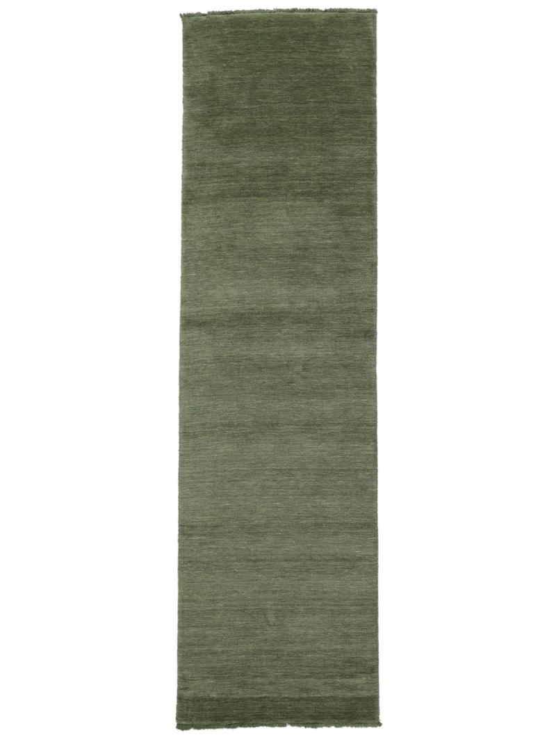 Handloom fringes - Bosgroen