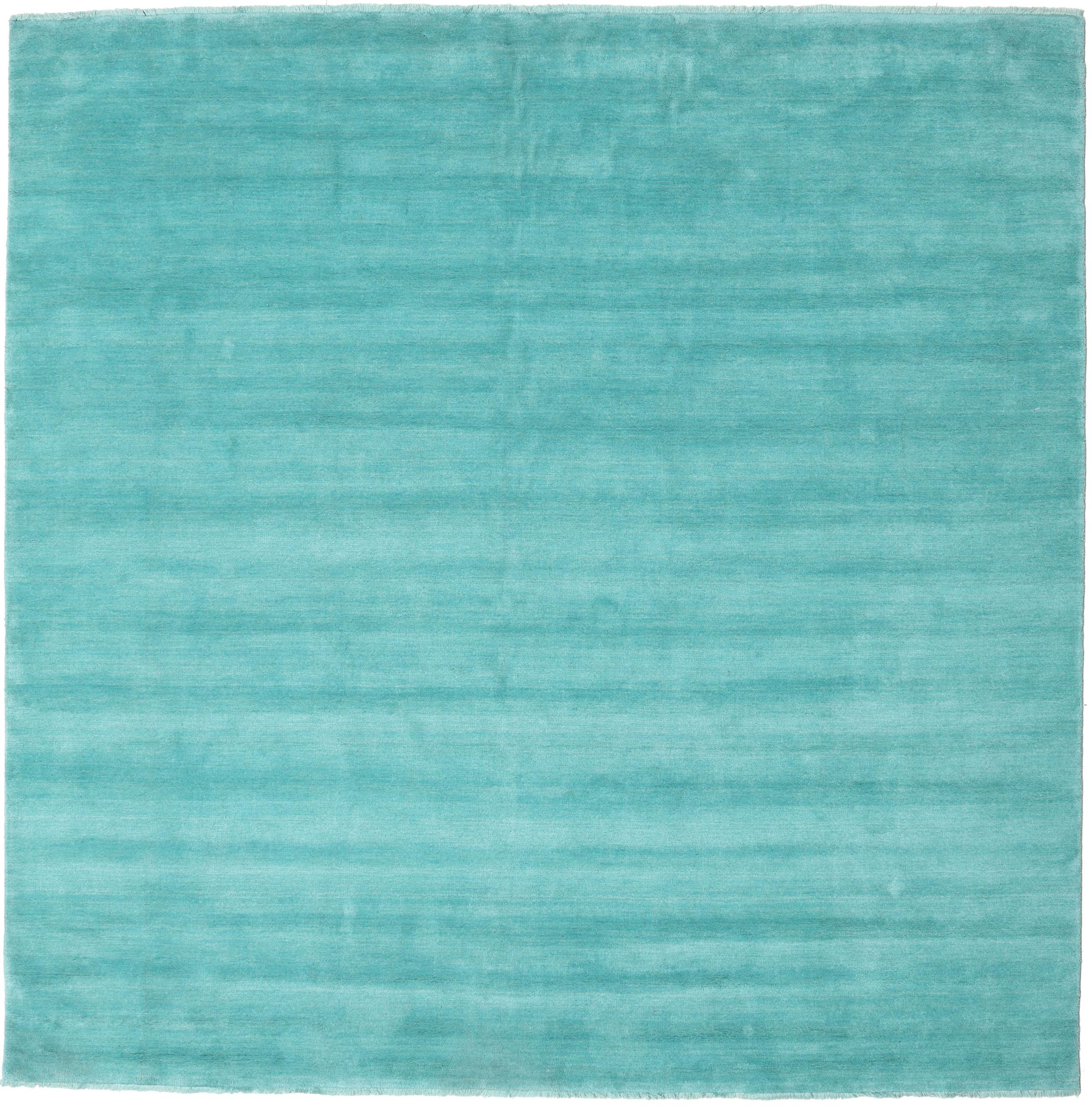 Rugvista Core Handloom Fringes Turkoois 250 X 250 Cm Wol Vloerkleed illusion-grau-300-x-400-cm-teppich-rugvista
