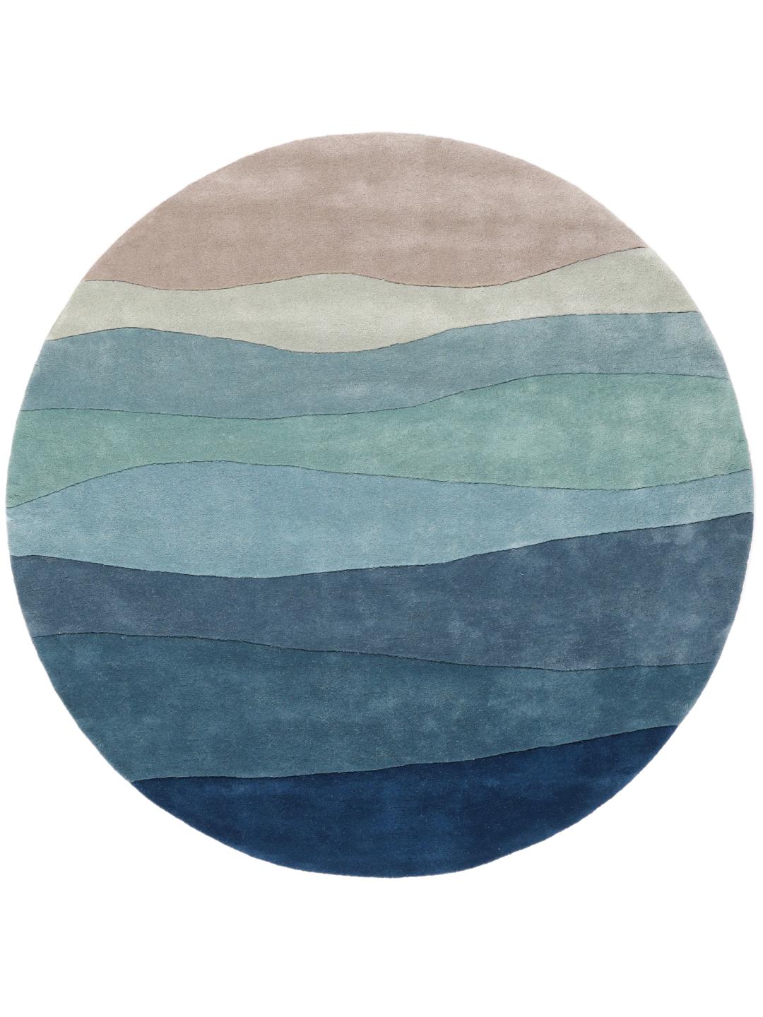
    Feeling Handtufted - Blue - Ø 200 cm
  