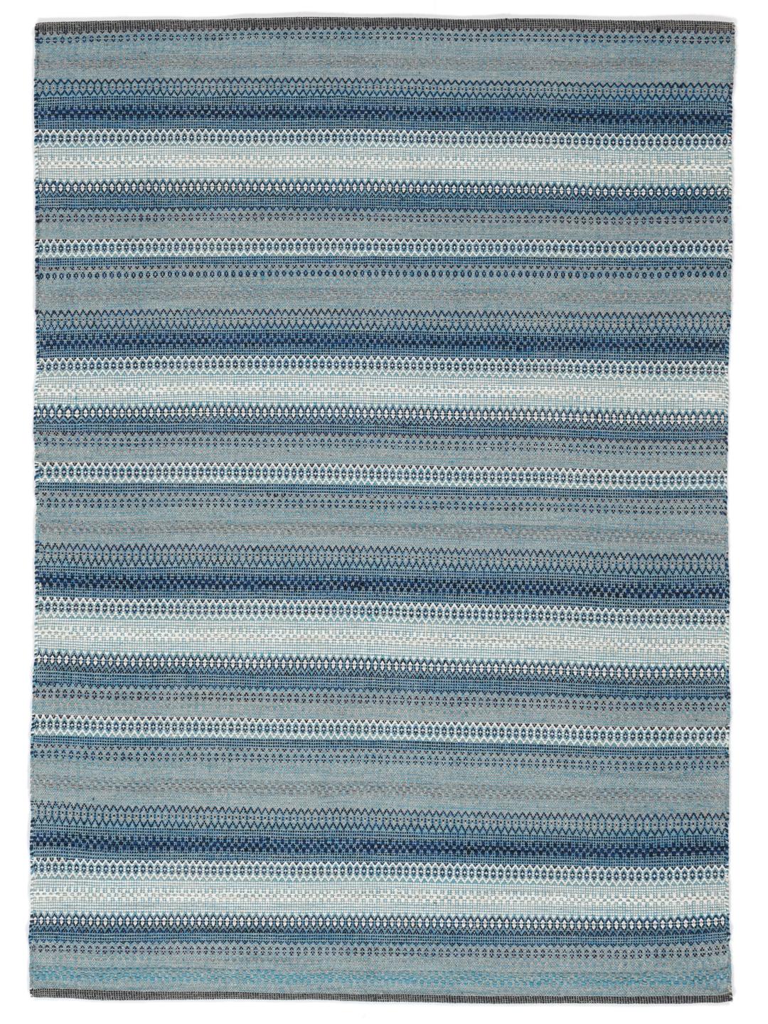 Wilma - Blauw - 170 x 240 cm