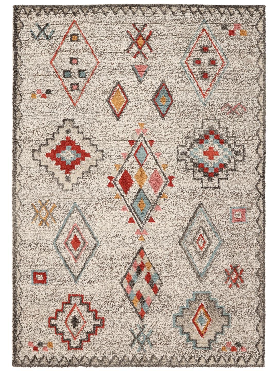 Fatima - Multicolor / Beige - 250 x 350 cm
