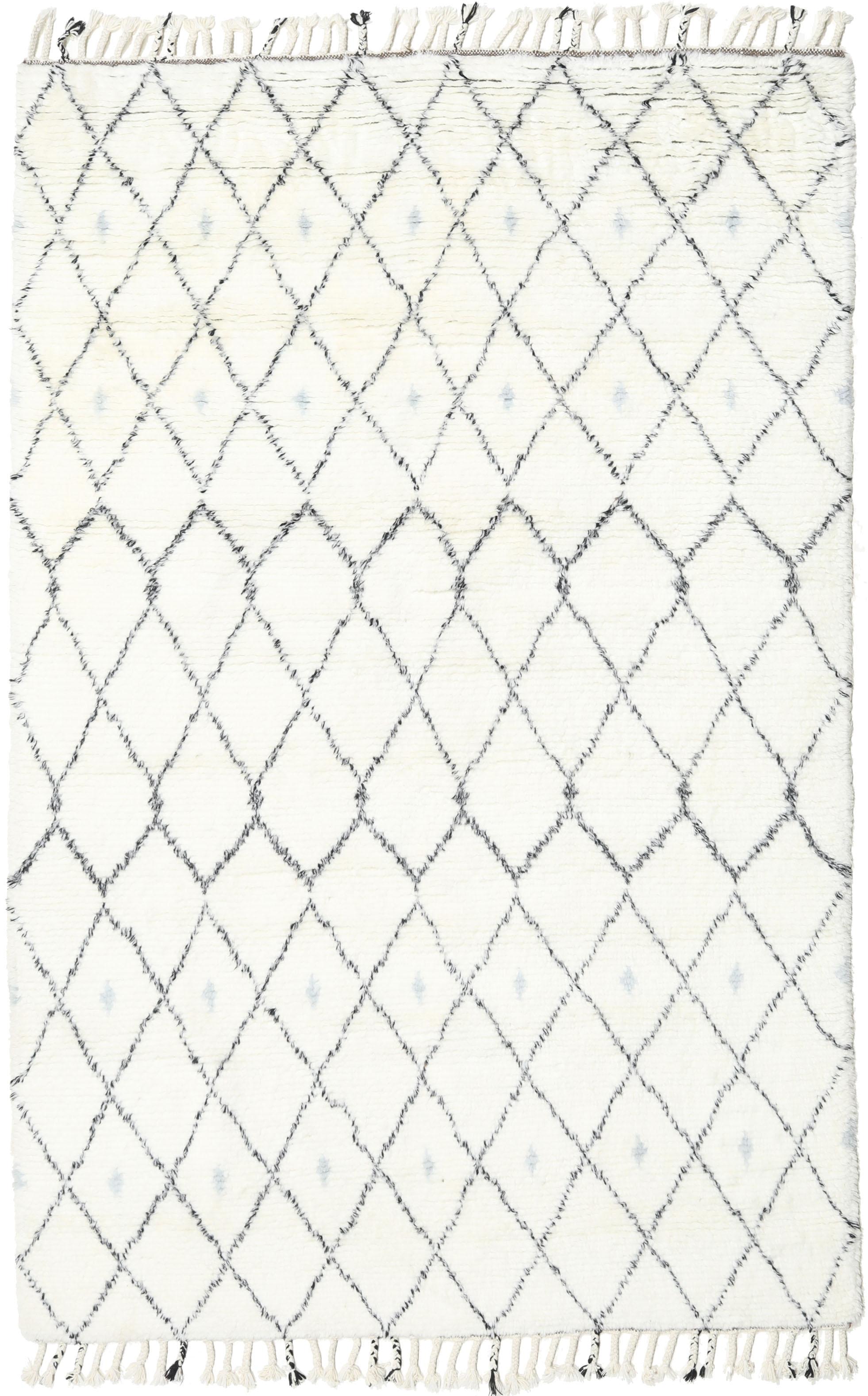 Rugvista Premium - Sauda - Cream White   Grey 200 X 300 Cm Wool Rug 