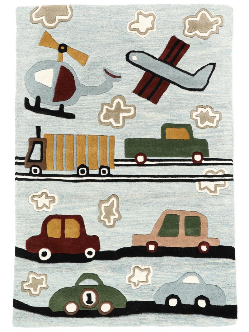 Cars Handtufted - Lichtblauw