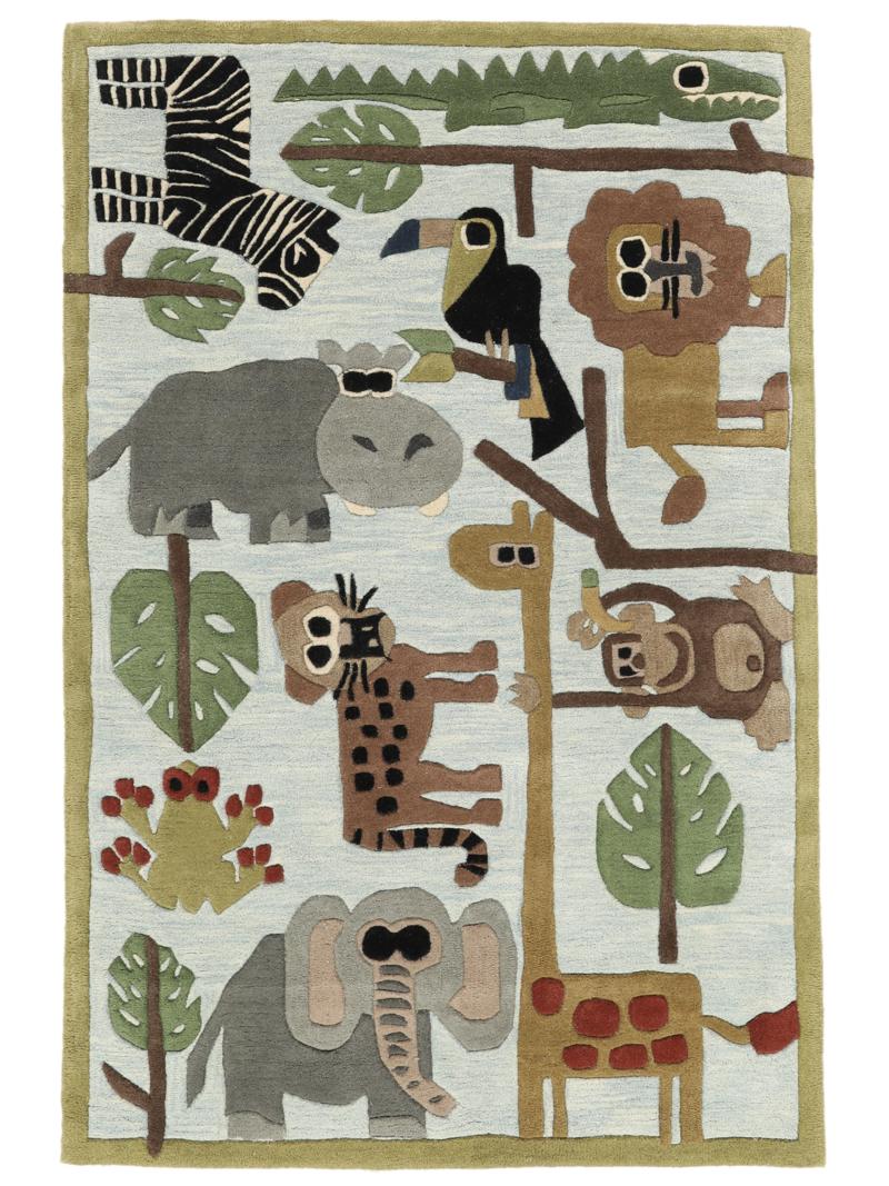 Zoo Handtufted - Lichtblauw