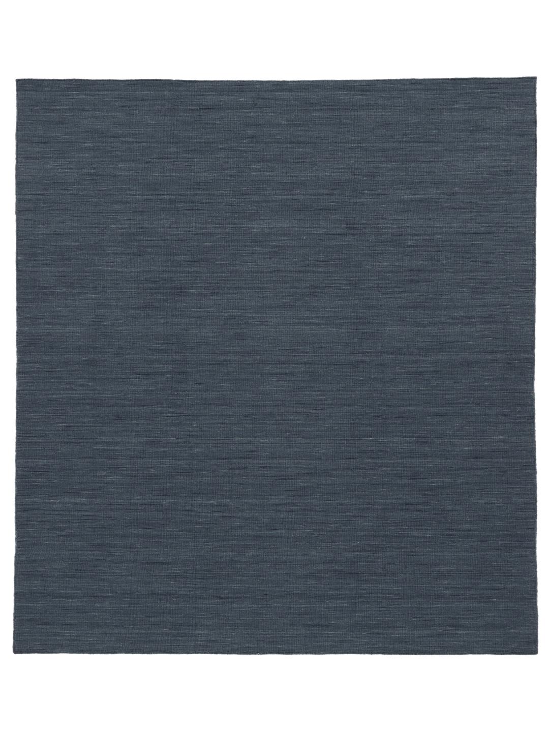 Handloom flat - Navy blue - 250 x 250 cm
