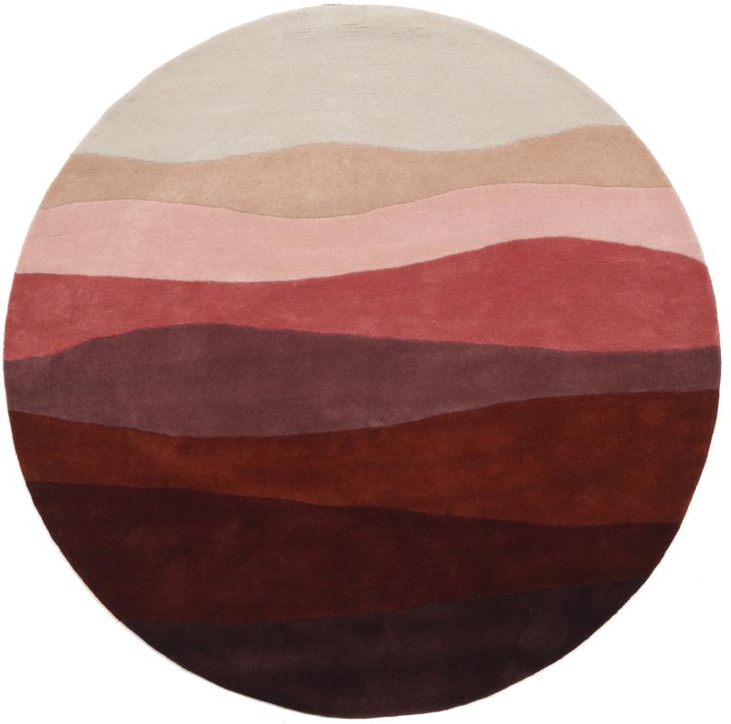 Feeling Handtufted - Bourgondisch rood