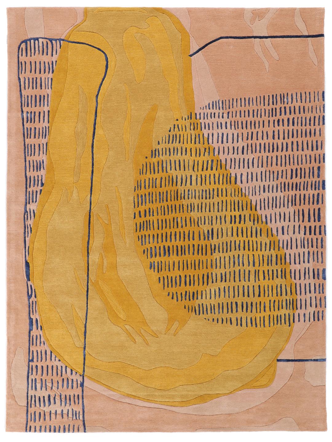Rugvista premium - City Pear - Terracotta / Yellow 200 x 300 cm Wool ...
