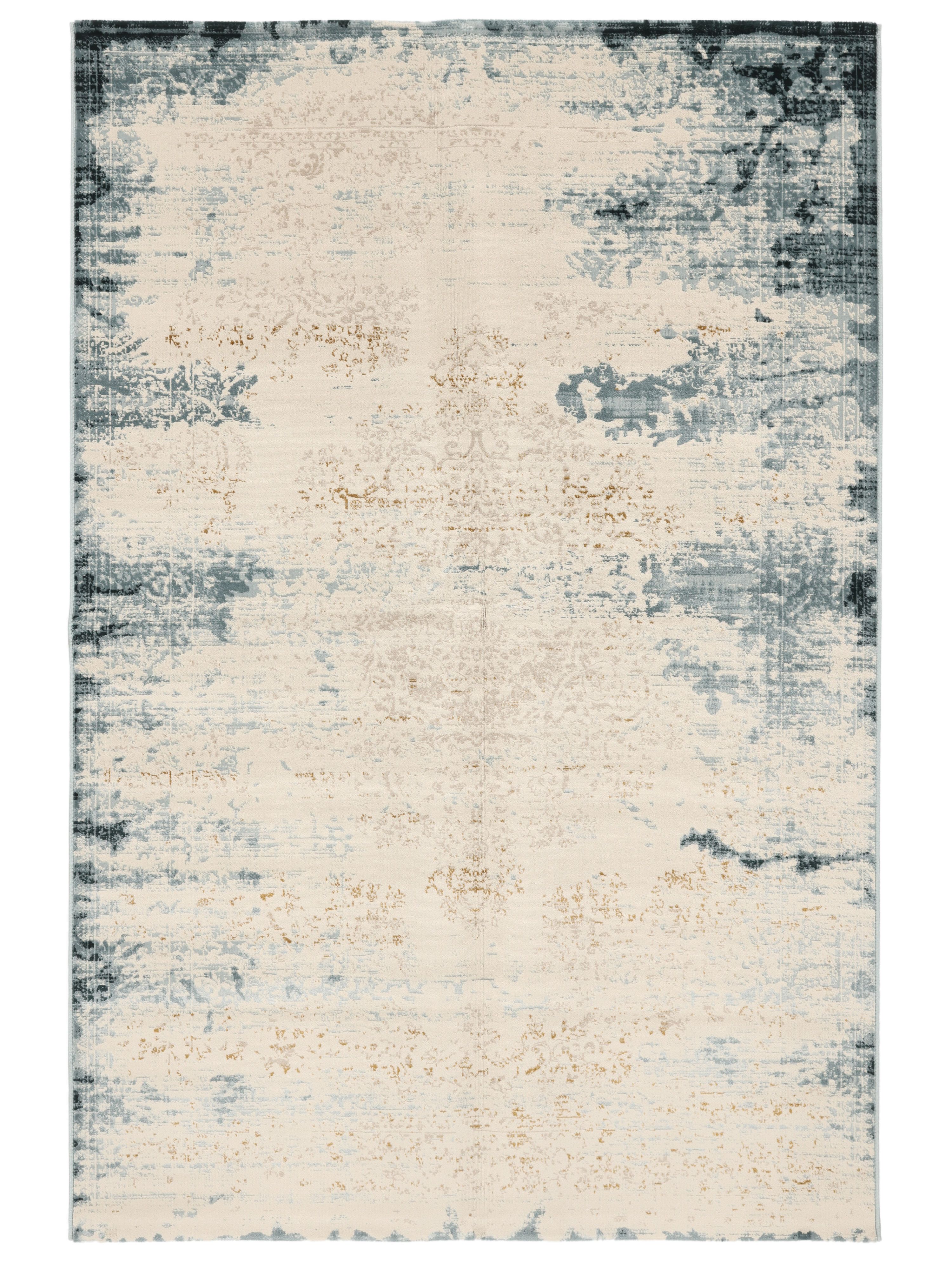 core - Alaska - Lichtgrijs / Crème Wit 140 x 200 cm Vloerkleed