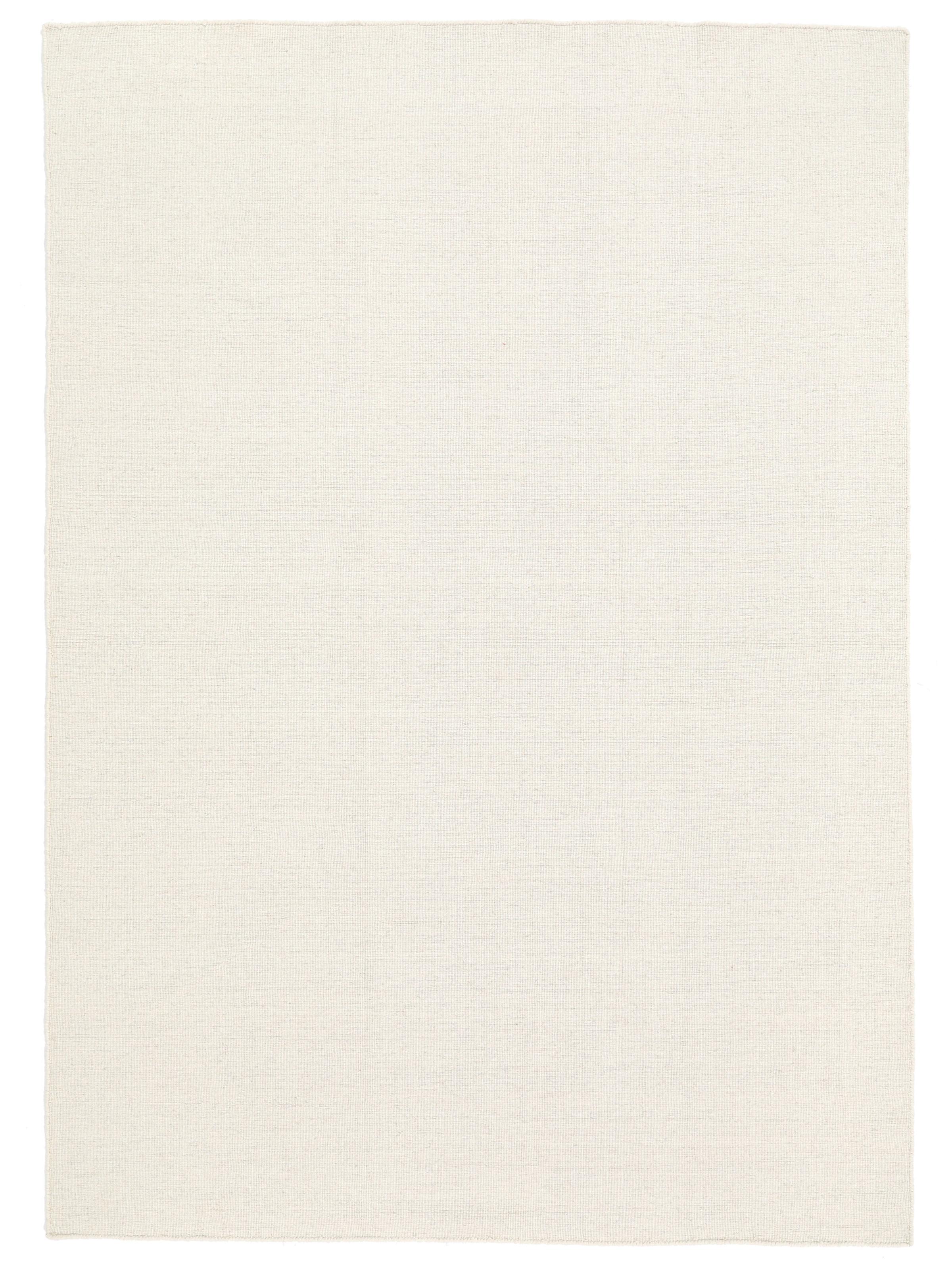 Off White Rug Roumd Rugvista core - Handloom flat - Off White 200 x 300 cm Wool Rug - Rugvista
