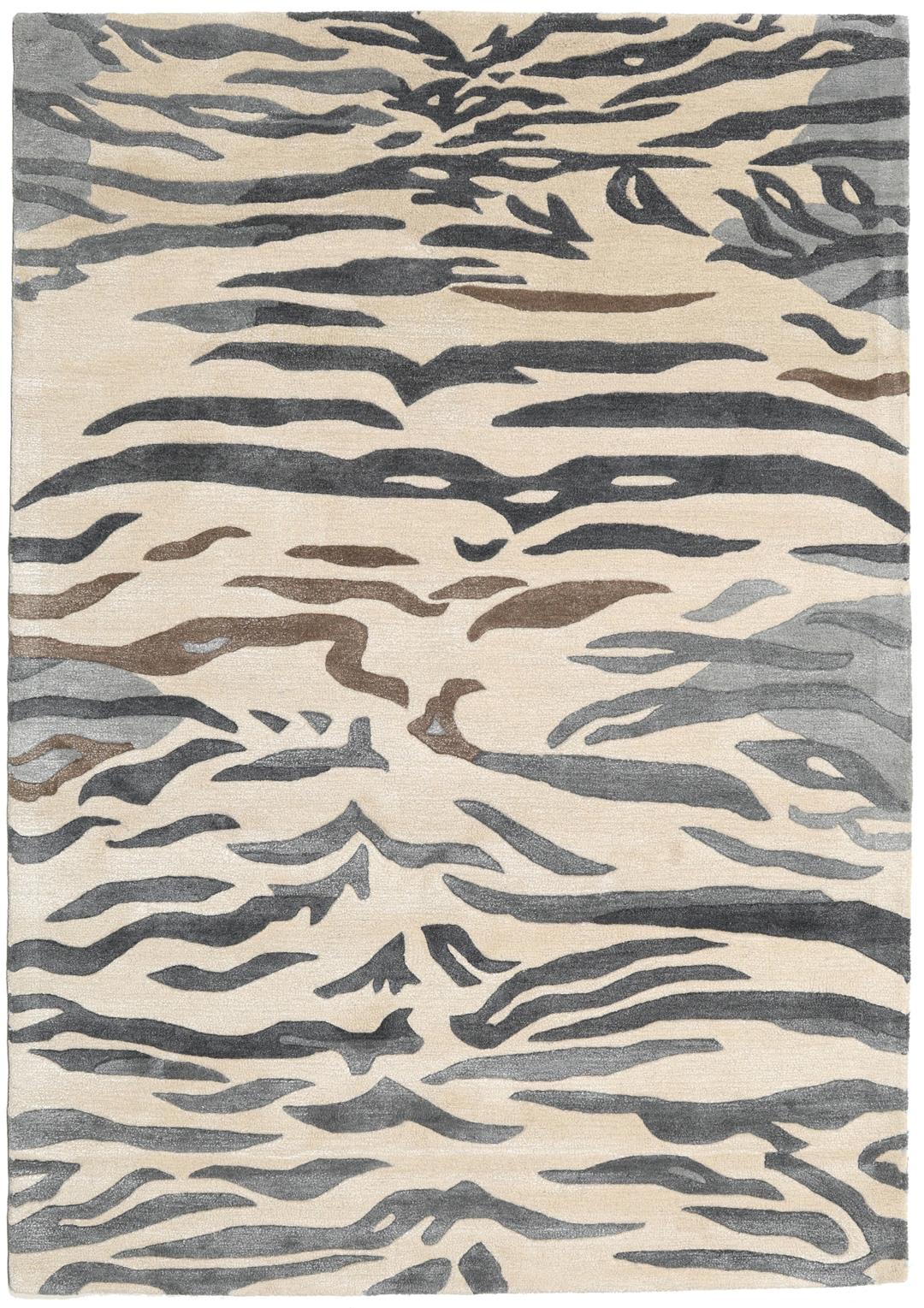 Love Tiger - Grey - 160 x 230 cm