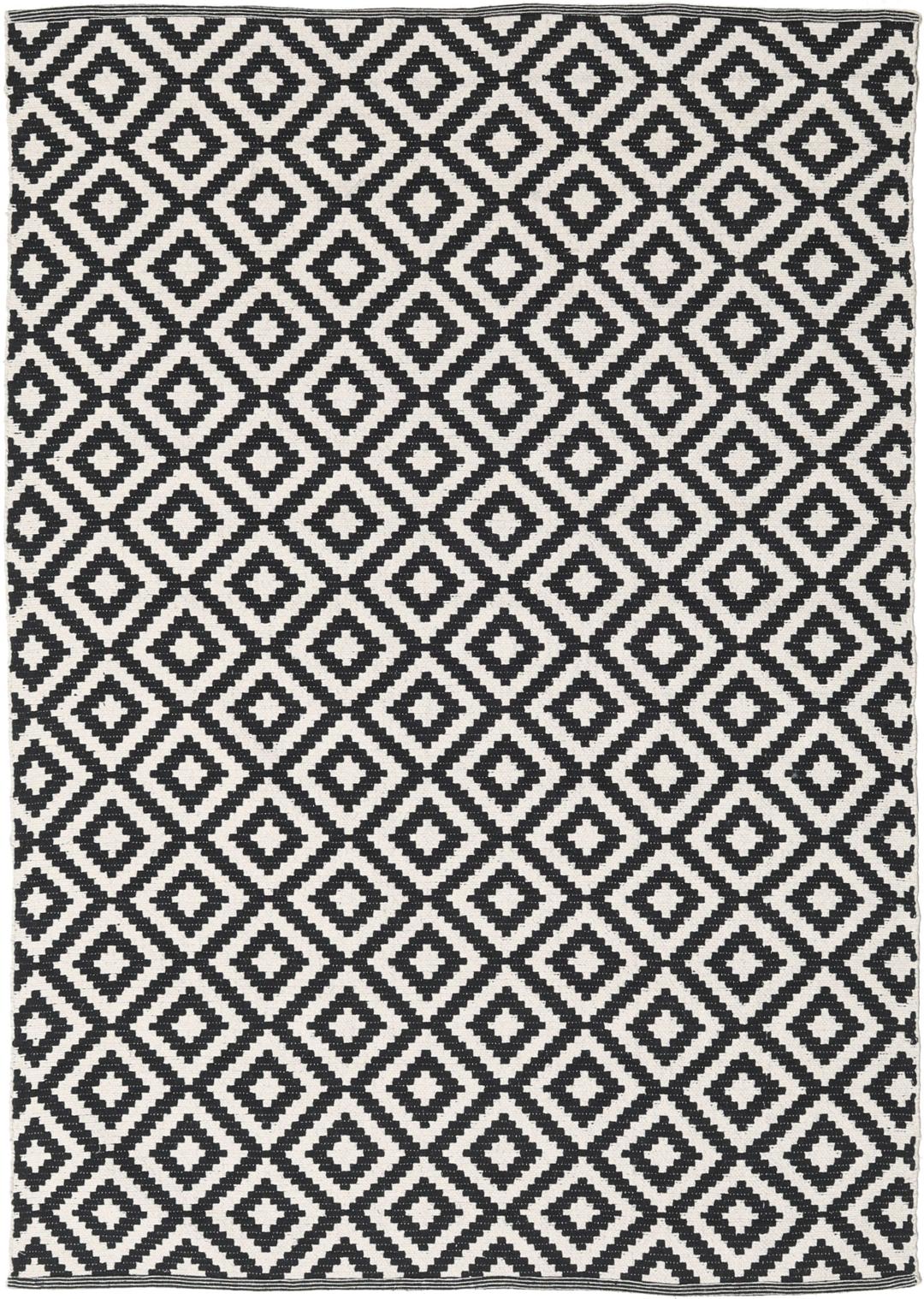 Torun - Fekete / Fehér - 140 x 200 cm