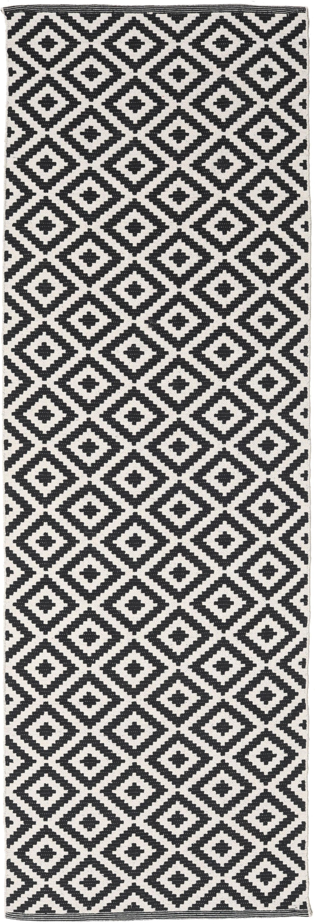 Torun Rug Rugvista core - Torun - Preto / Branco, Passadeiras 80 x 250 cm Tapete ...