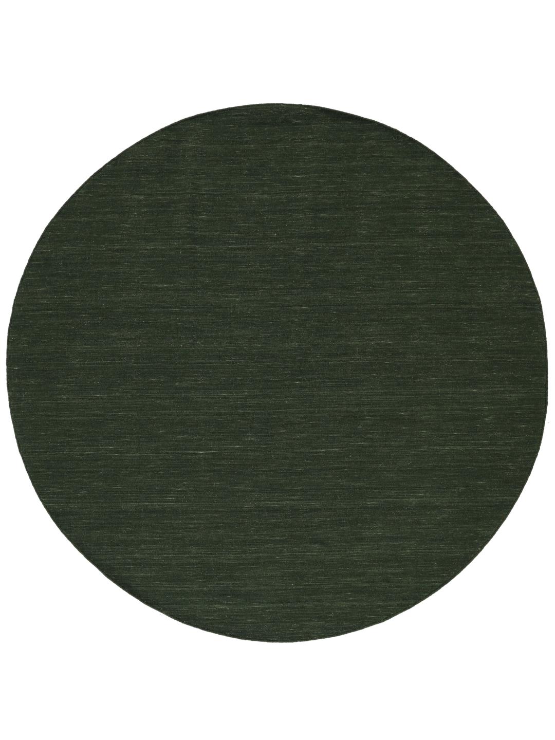 Tapis rond vert