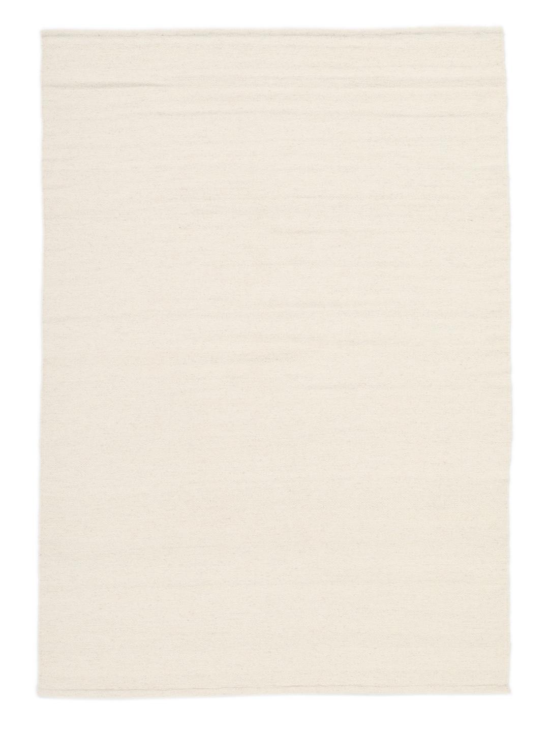 Handloom Flat White Rug - Rugvista