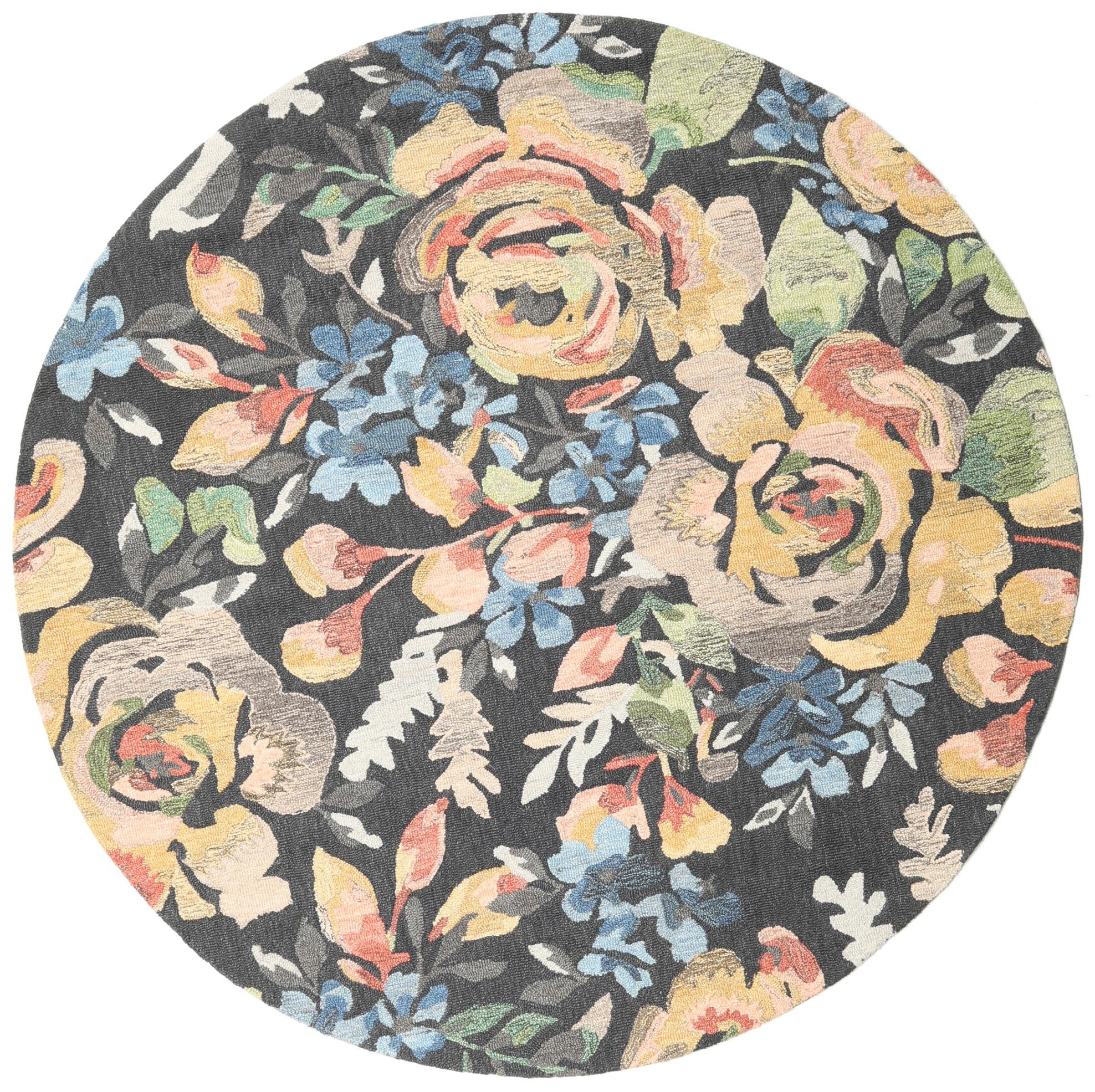 Rugvista premium - Colette - マルチカラー, ラウンド Ø 200 cm ウール 絨毯 - Rugvista