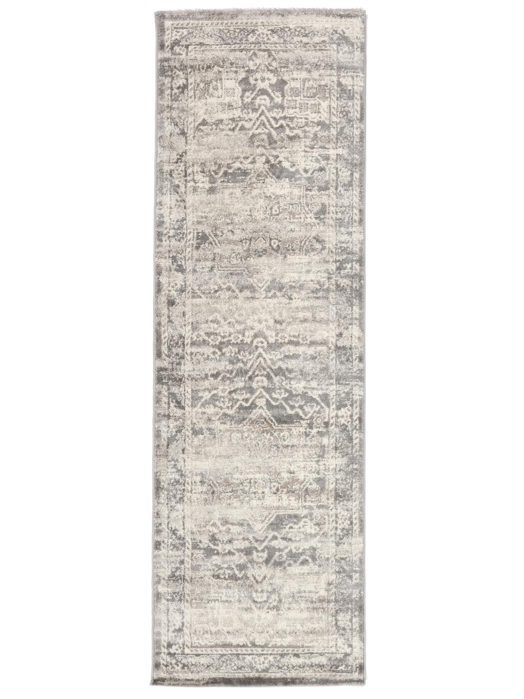 Tapis de couloir gris