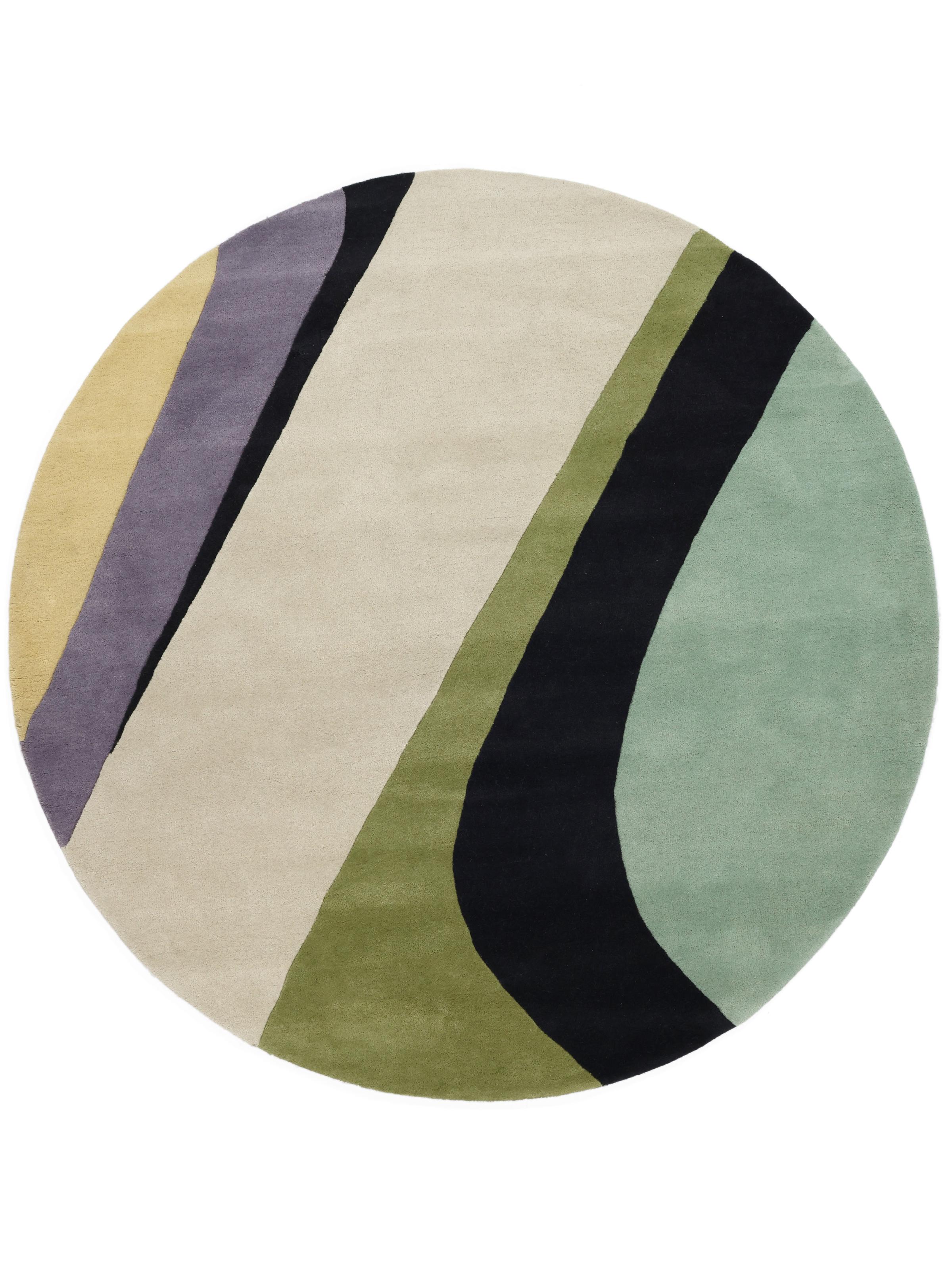 Rugvista premium - Dynamic Handtufted - Mint Green 200 x 200 cm Wool ...