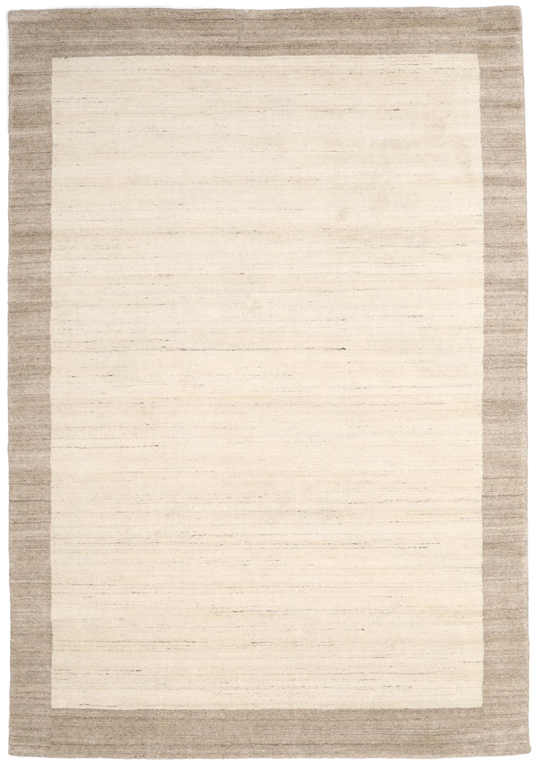 Rugvista premium - Handloom Frame - Branco Natural / Bege 200 x 300 cm ...