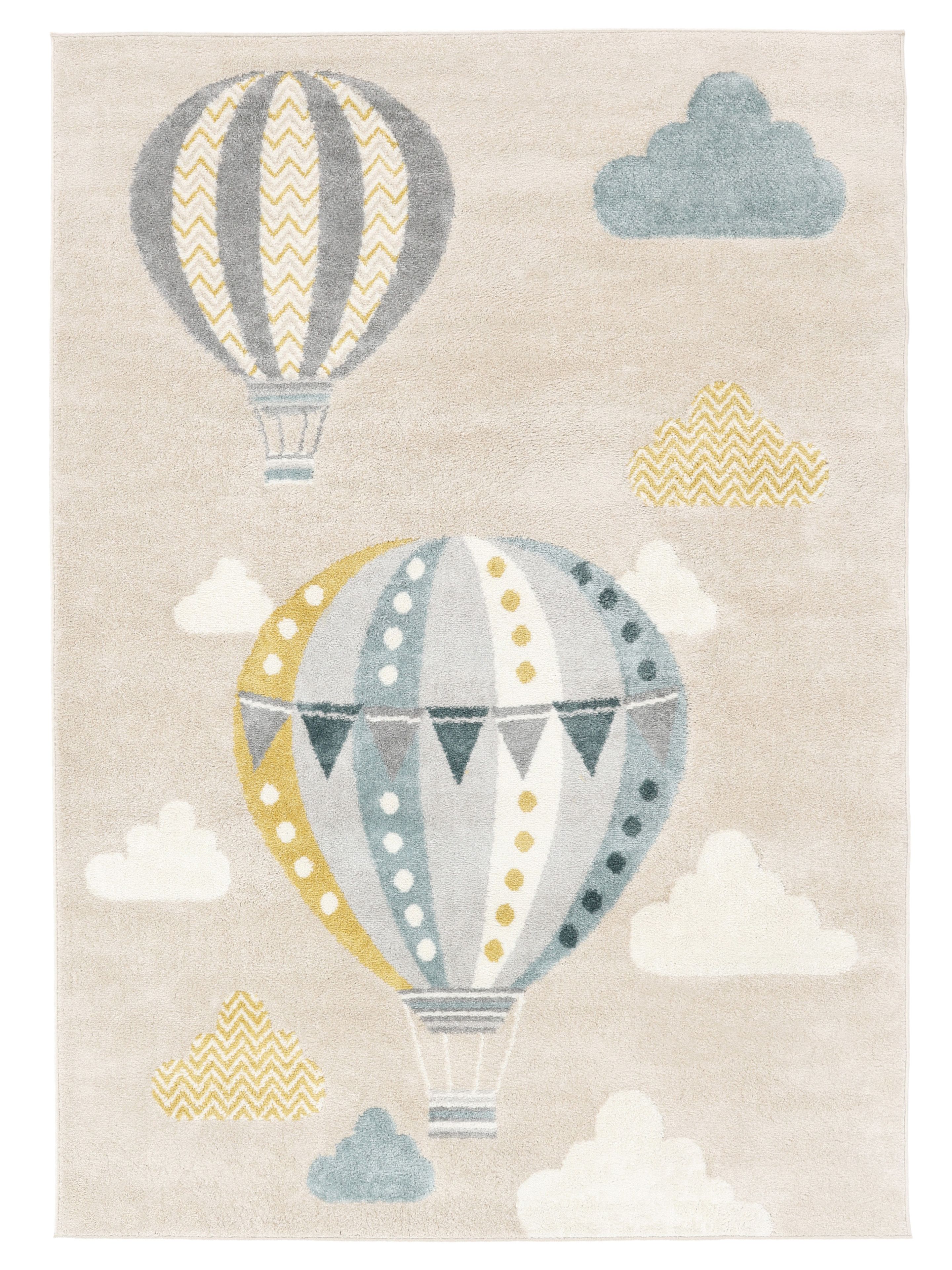 Rugvista essential - Balloon Ride - ベージュ / ブルー 100 x 160 cm 絨毯 - Rugvista