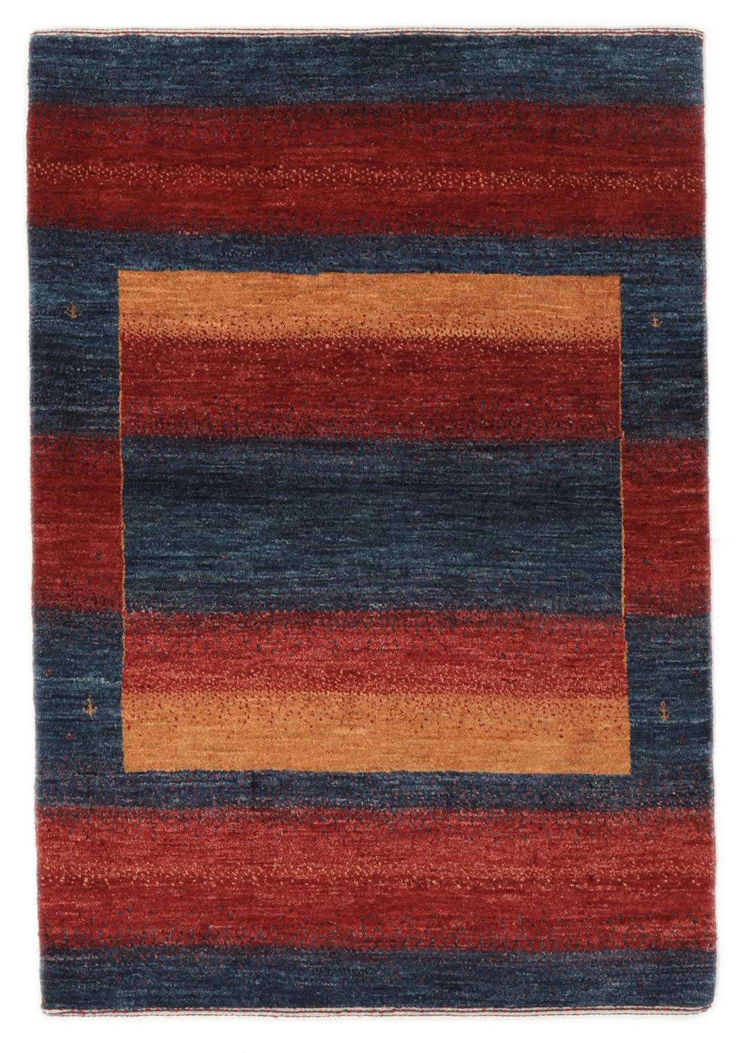Hand-knotted Loribaft Fine rug from the Middle East in multicolor