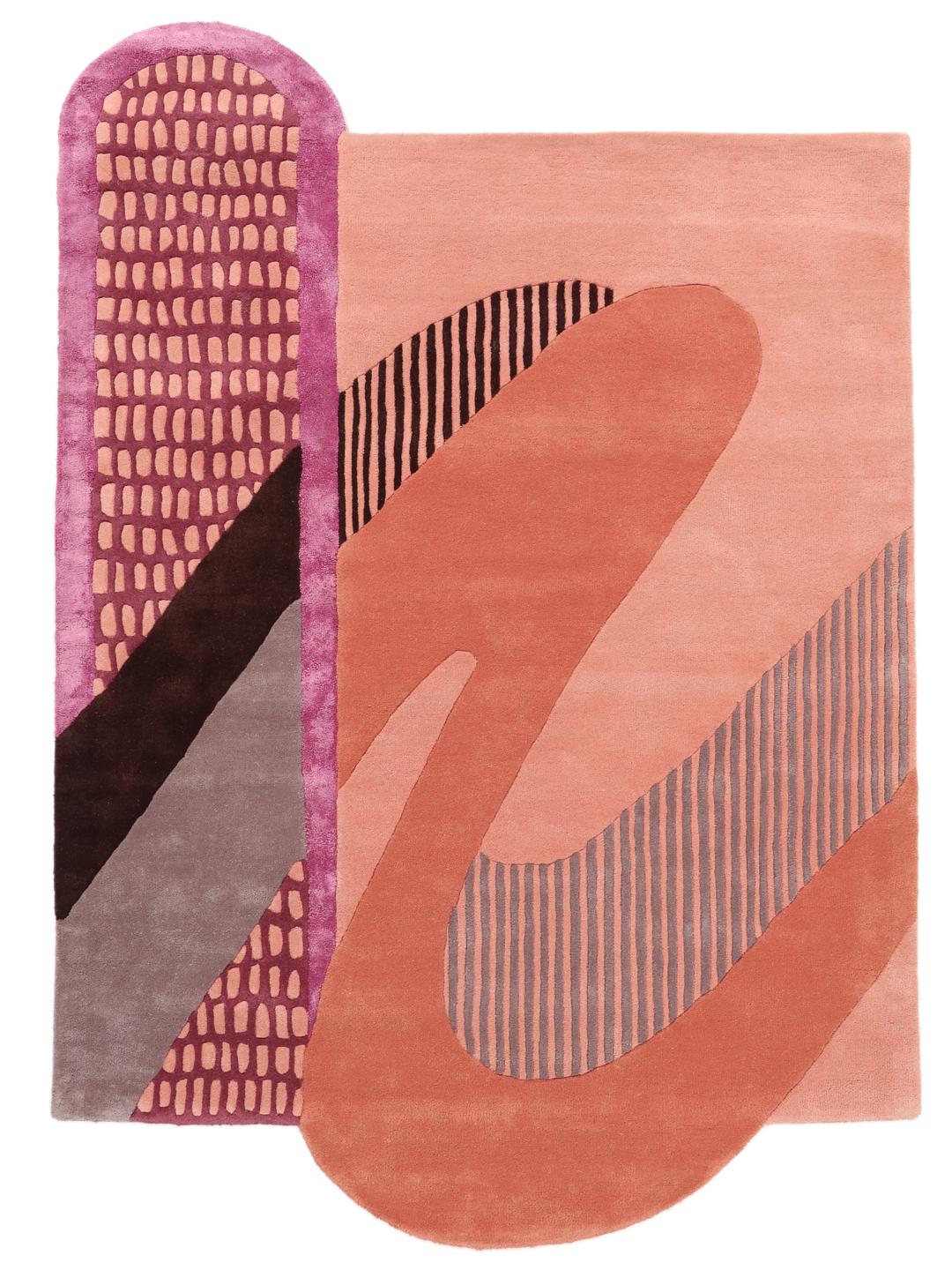 Portal - Koraalrood / Roze - 250 x 350 cm