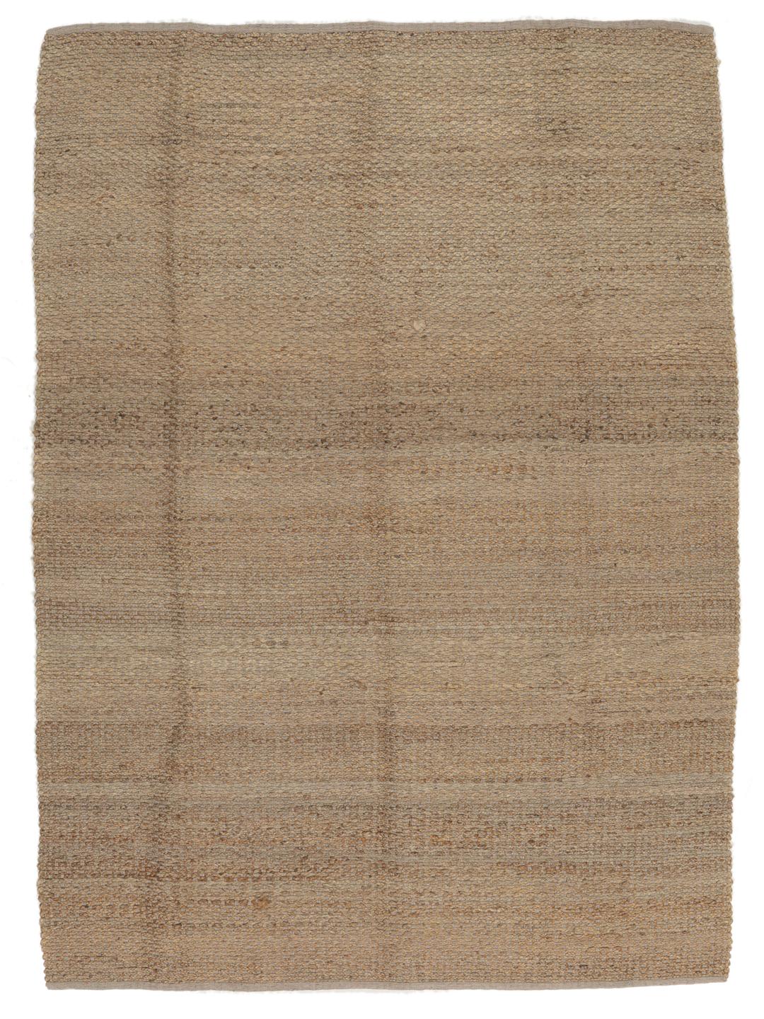 Håndvevd juteteppe fra India i en naturlig beige farge