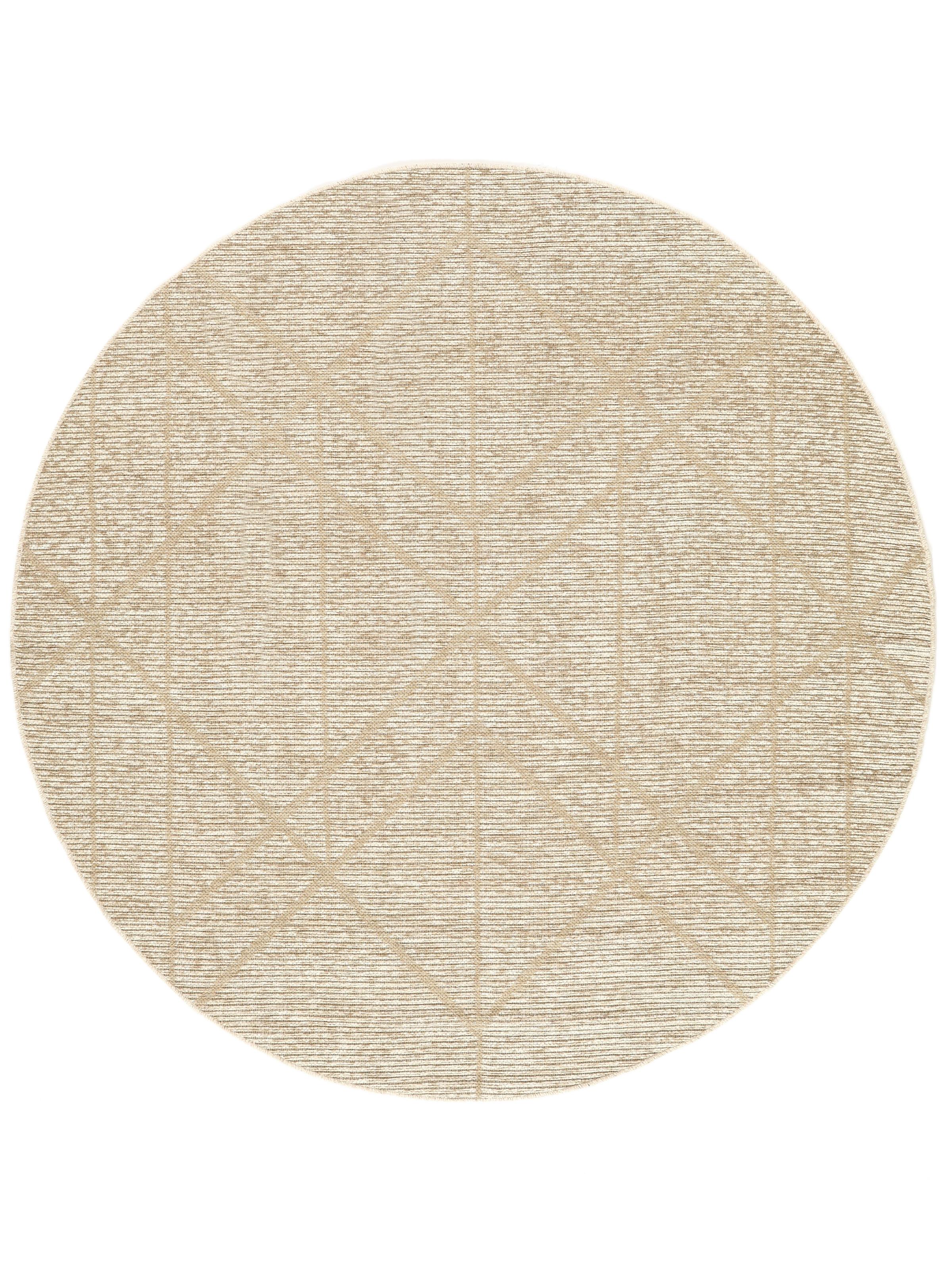 Rugvista essential - Toledo - Beige, Round Ø 200 cm Rug - Rugvista