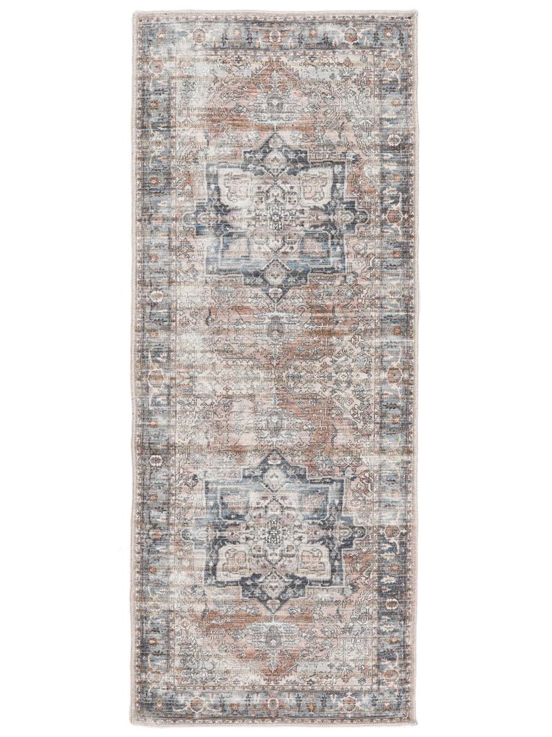 Dhabi Oriental - Terracotta / Blue
