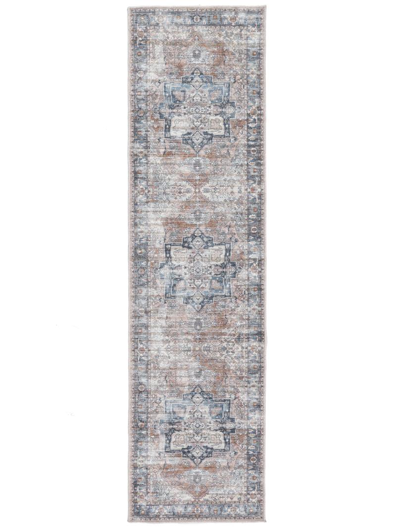 Dhabi Oriental - Terracotta / Blauw