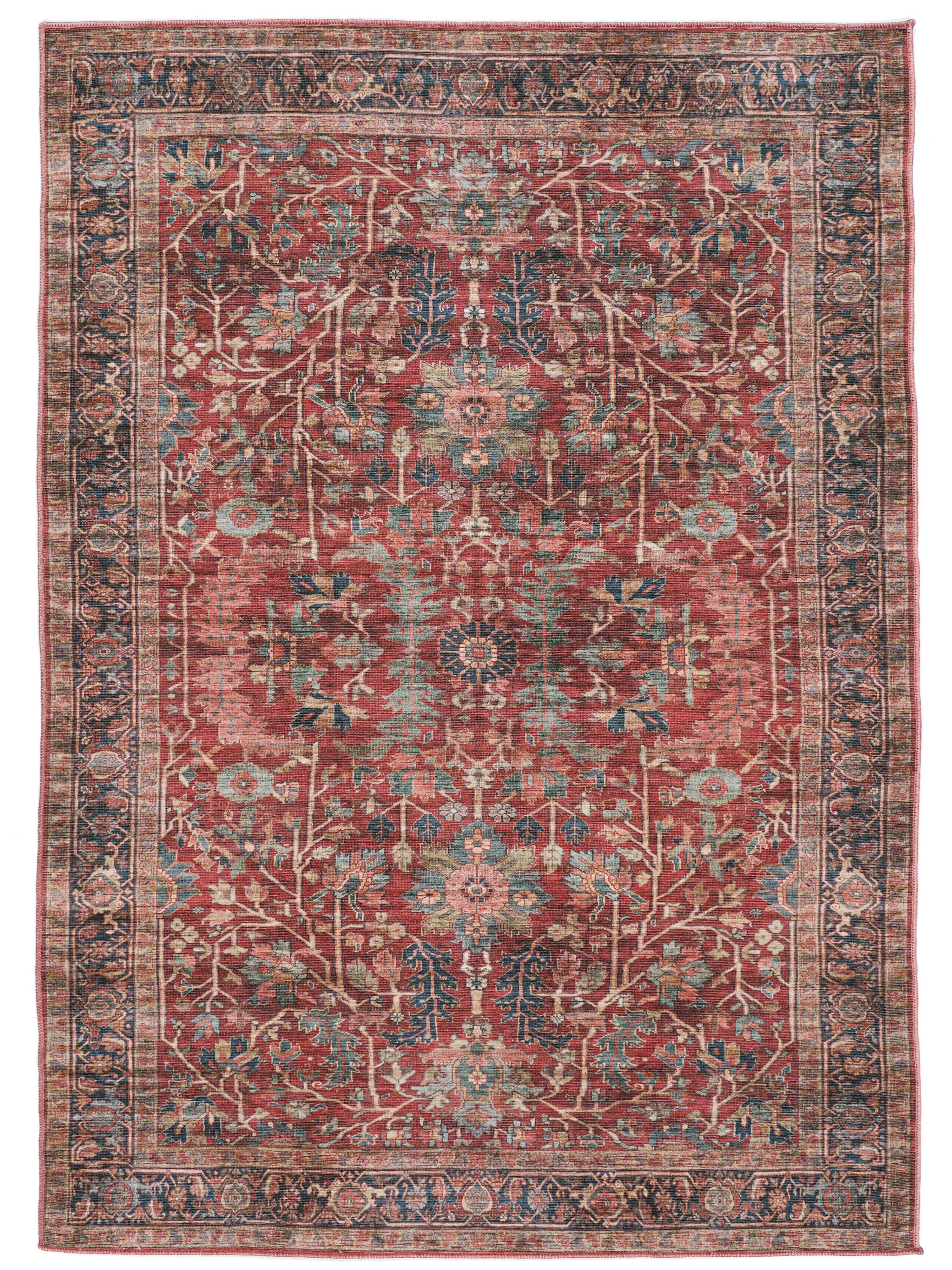 Rugvista essential - Khalifa Oriental - Red 200 x 300 cm Cotton
