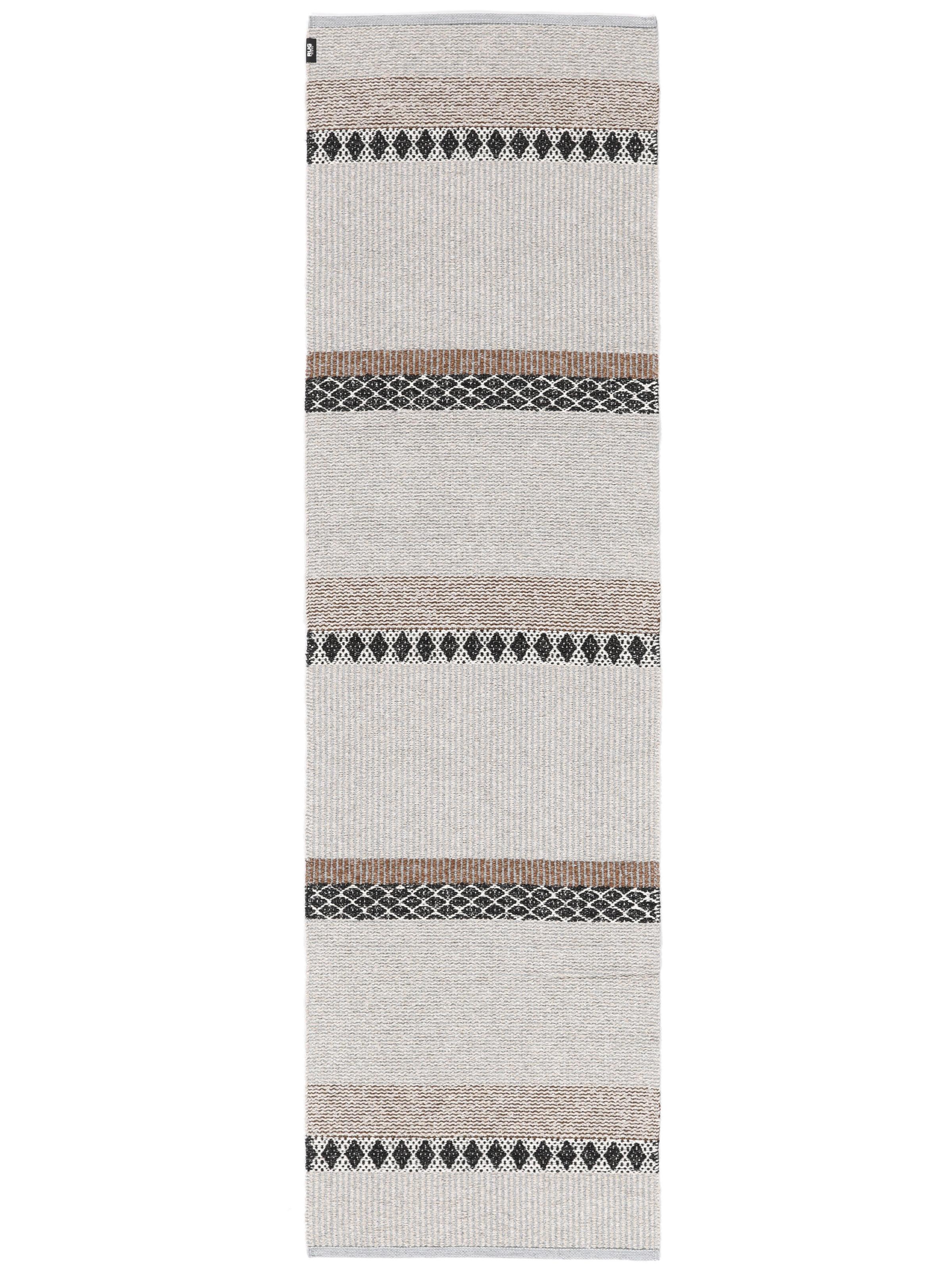 Rugvista core - Matilda - Grey / Beige, Runner 70 x 250 cm Rug - Rugvista
