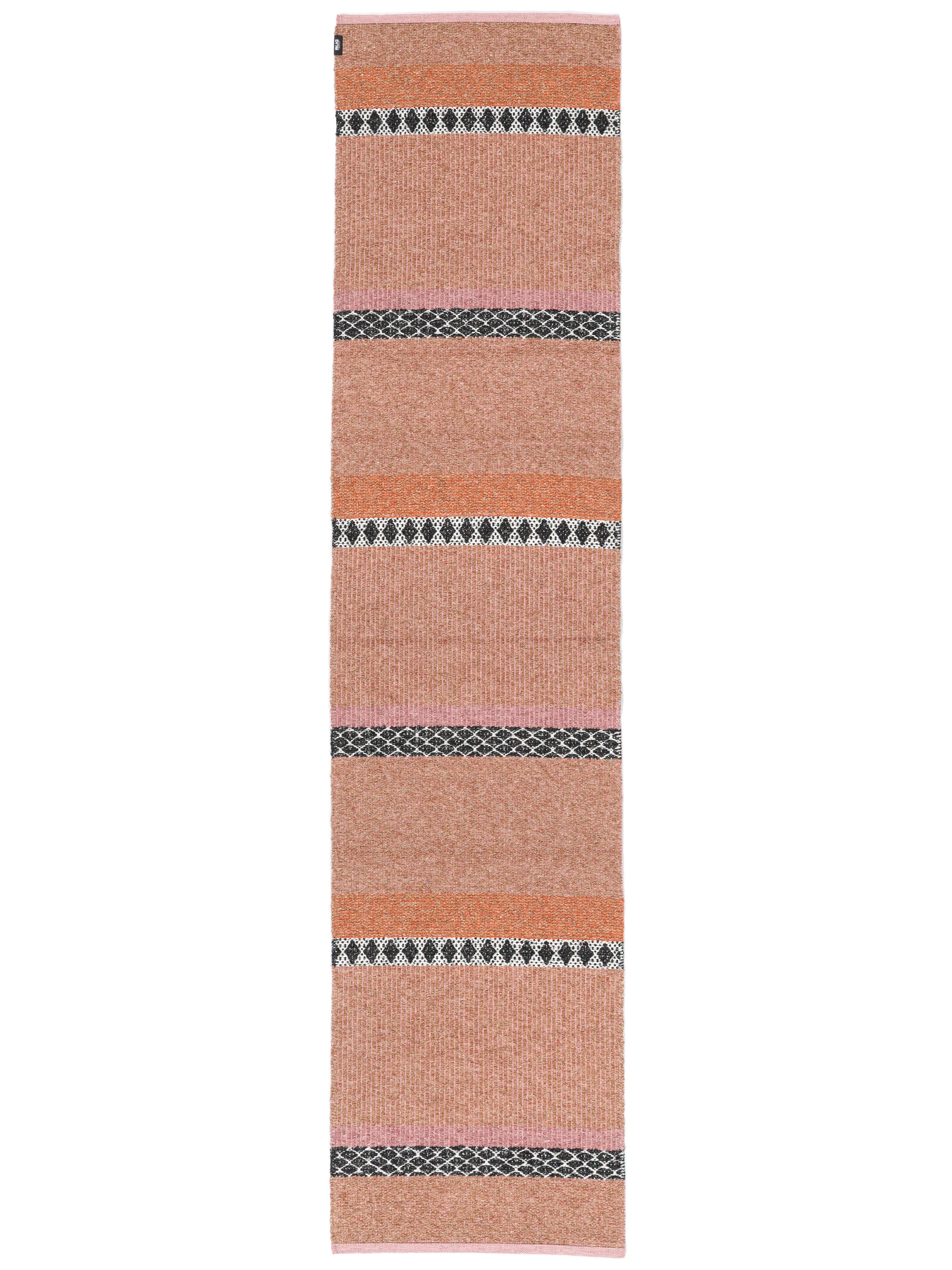 Rugvista core - Matilda - Coral Red / Beige, Runner 70 x 300 cm