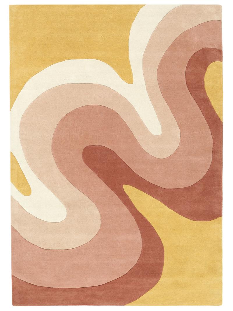 Pop retro - Geel / Terracotta