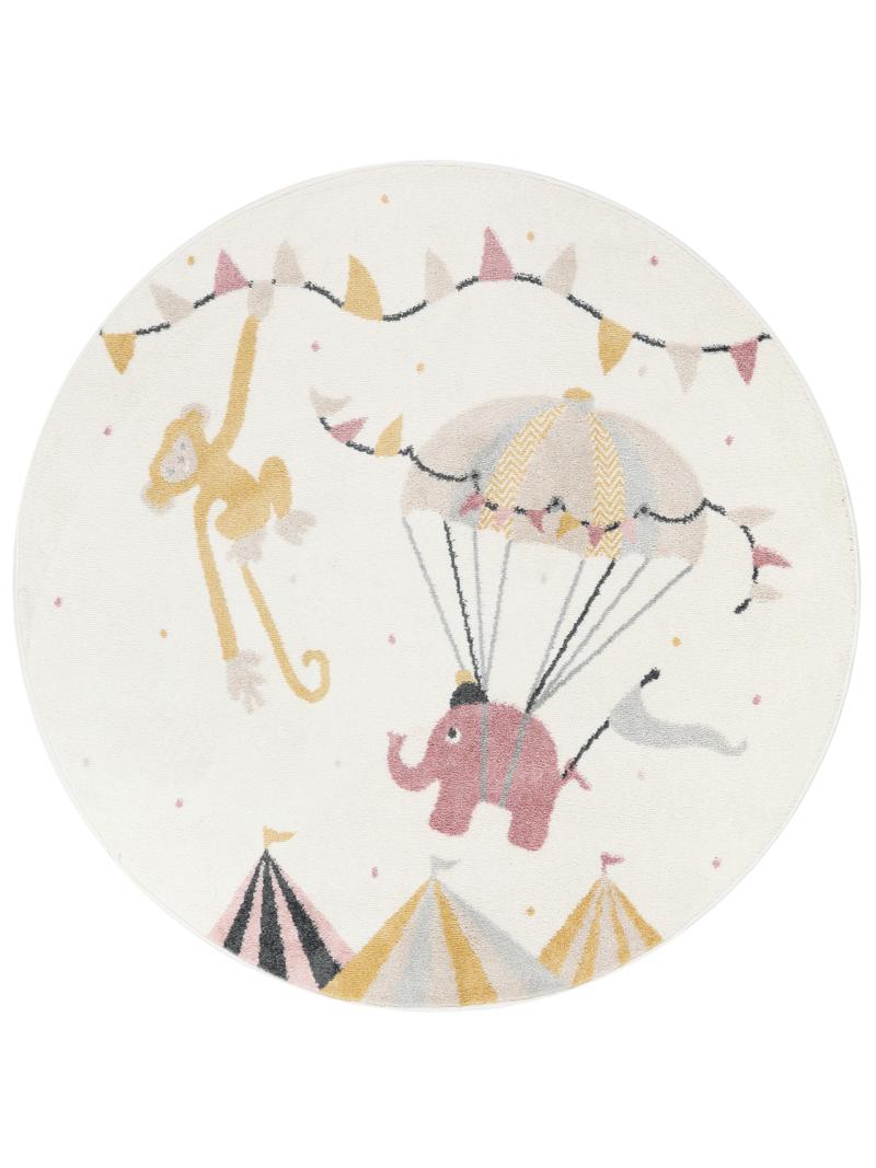 Monkey Circus - Roze / Gebroken wit