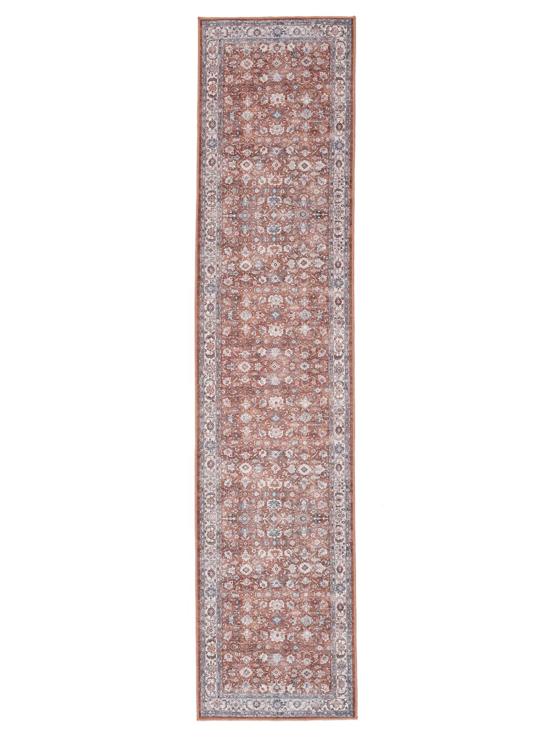 Terracotta løbertæppe