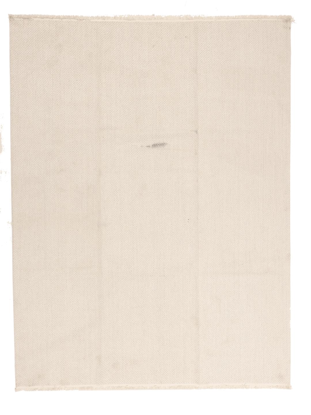 Beige minimalistisch vloerkleed met een subtiele en strakke textuur
