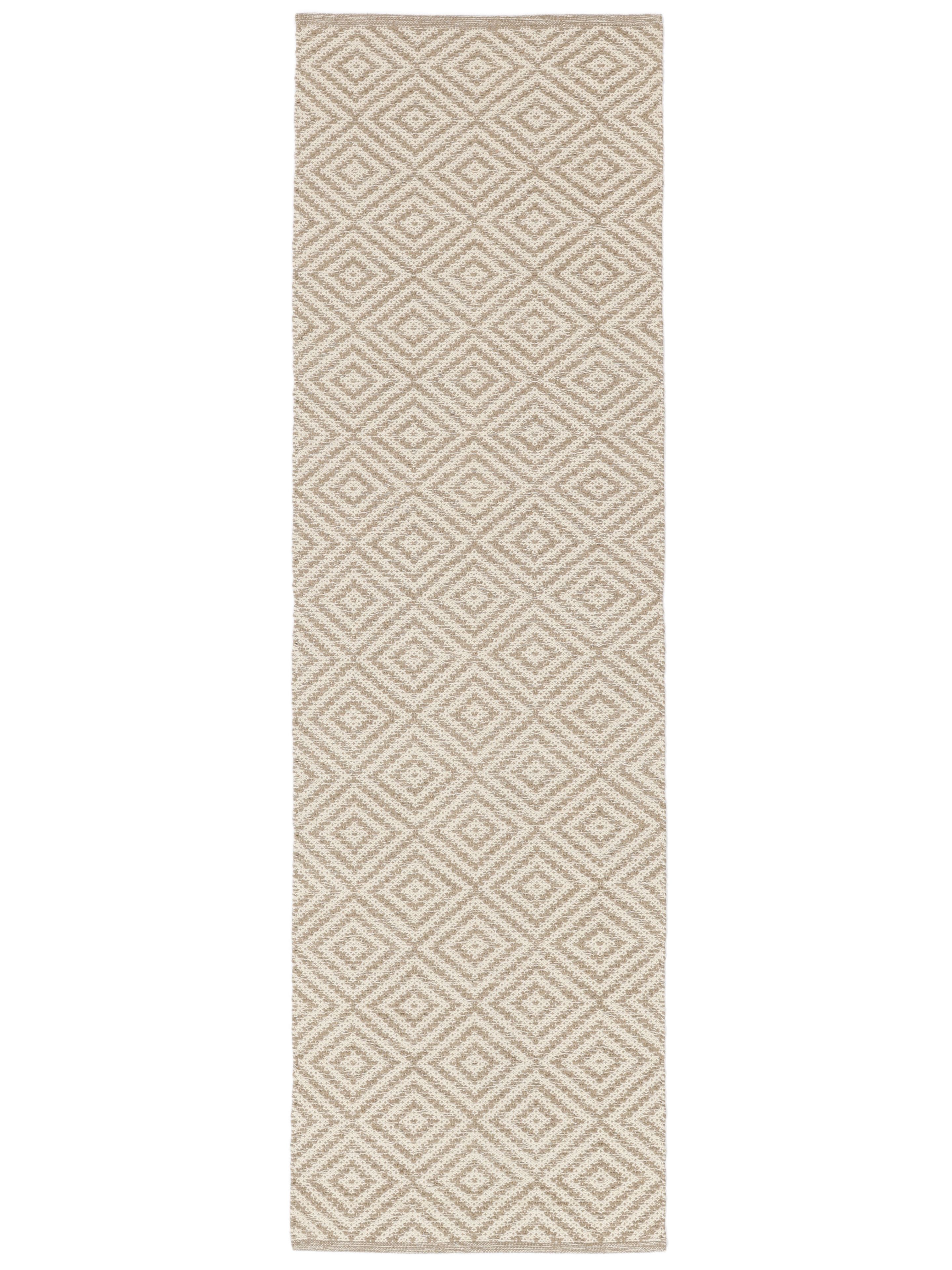 Lucano Tapijtloper 80 X 300 Cm Beige - Antislip Vloerkleed Voor Hal, Keuken En Slaapkamer