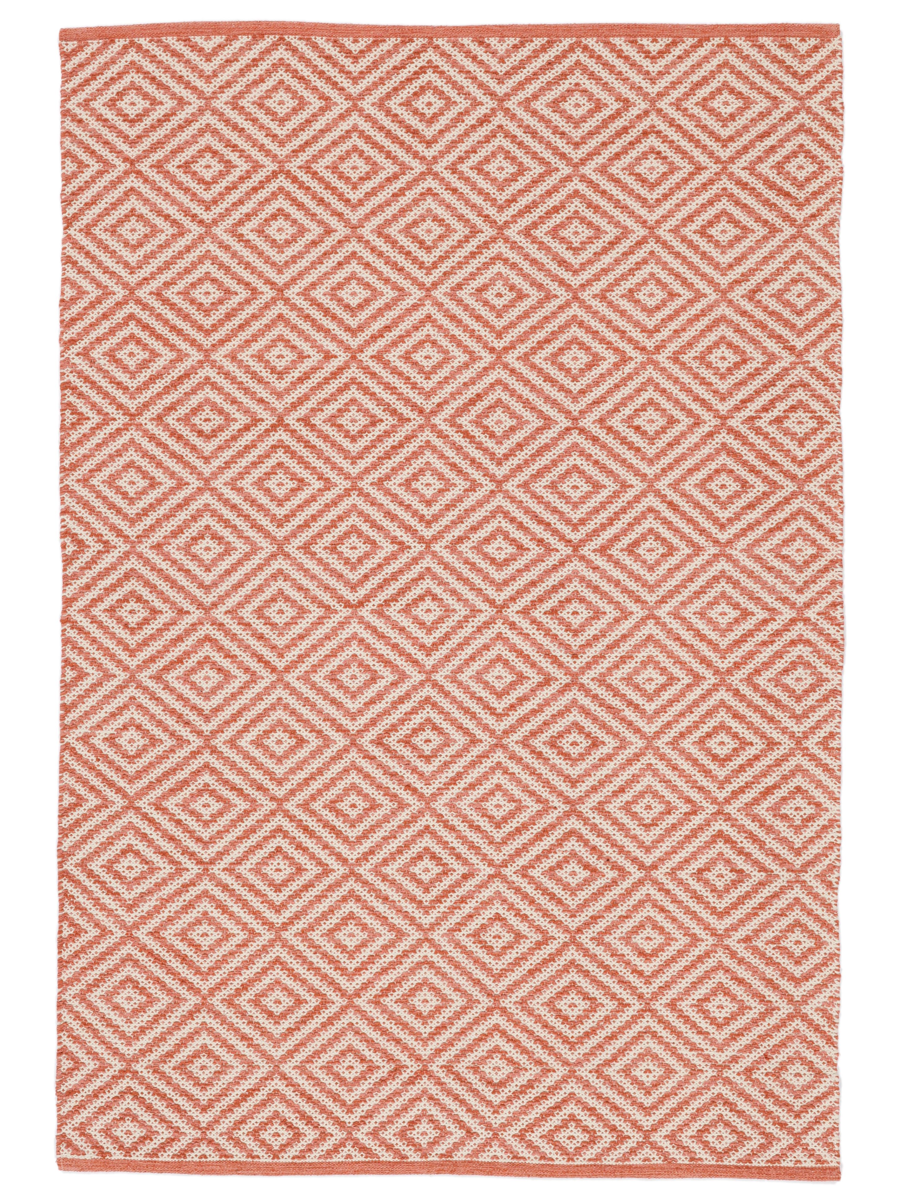 Vermelho coral/Branco