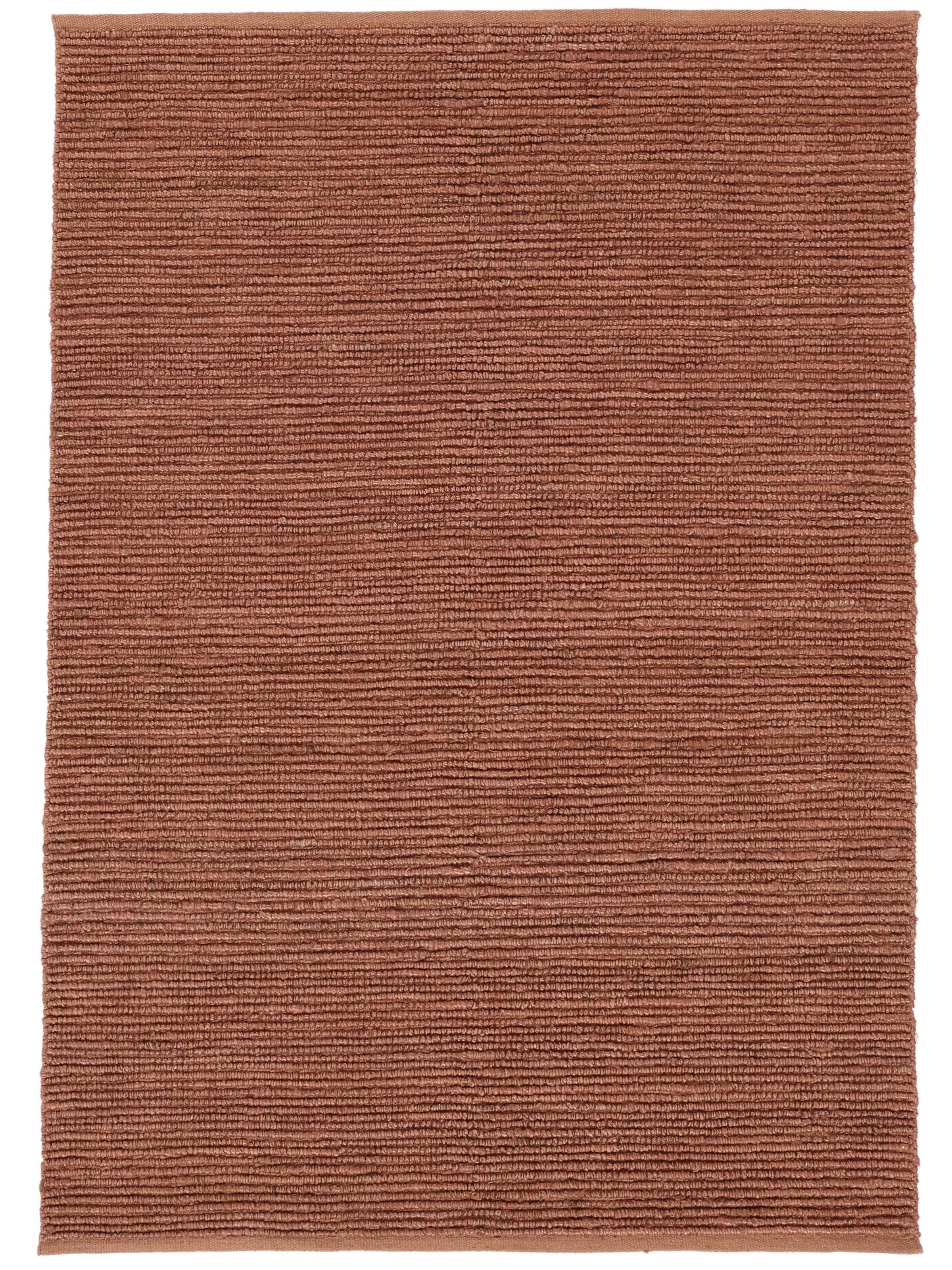 Thin Ribbed Rug Rugvista core - Jute Ribbed - カッパーレッド 160 x 230 cm ジュートラグ - Rugvista