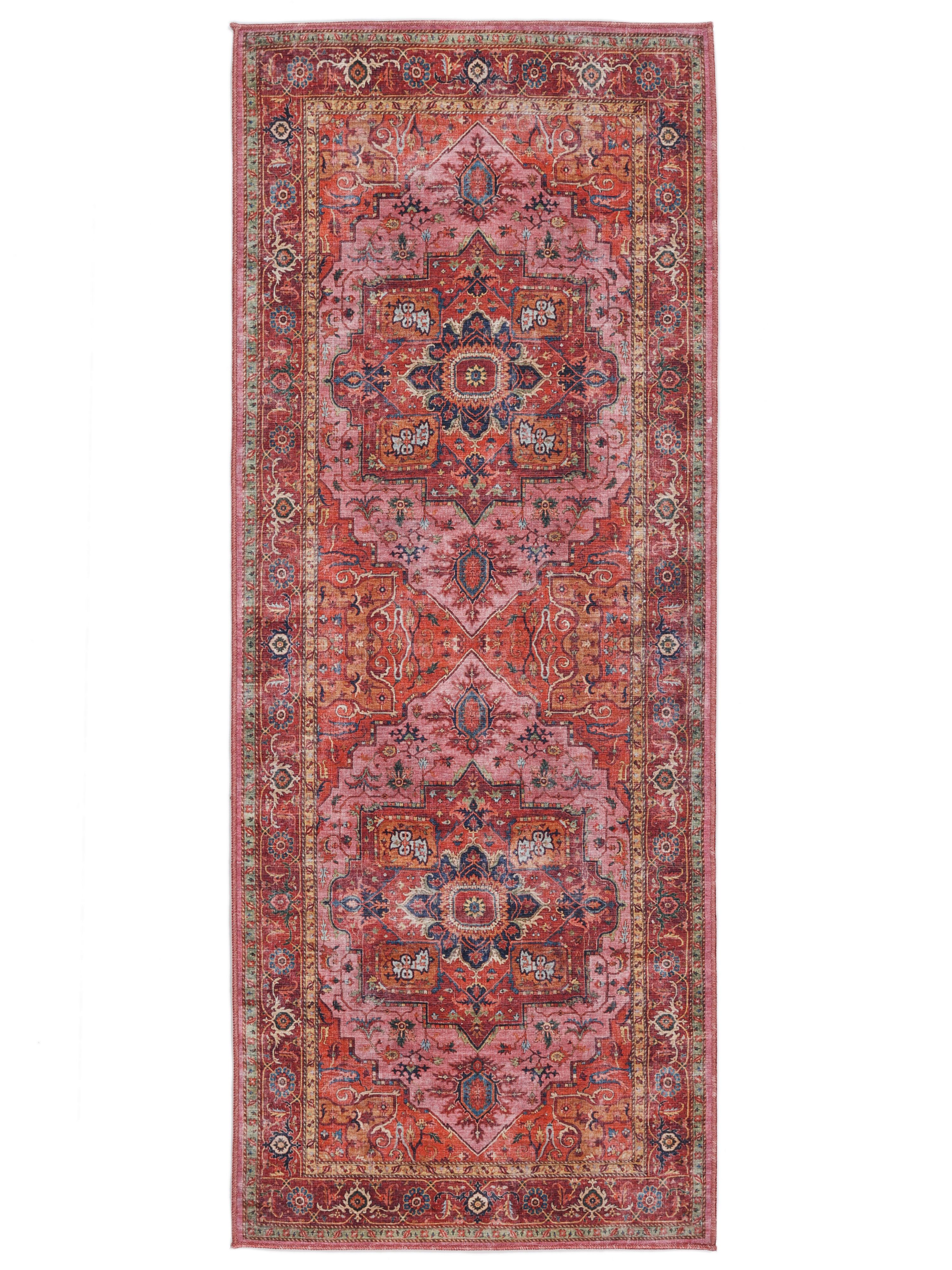 Re:CENO ERIVAN RUG 140cm×200cm Machine Washable Rug, 100% Recycled, Kid & Pet Friendly