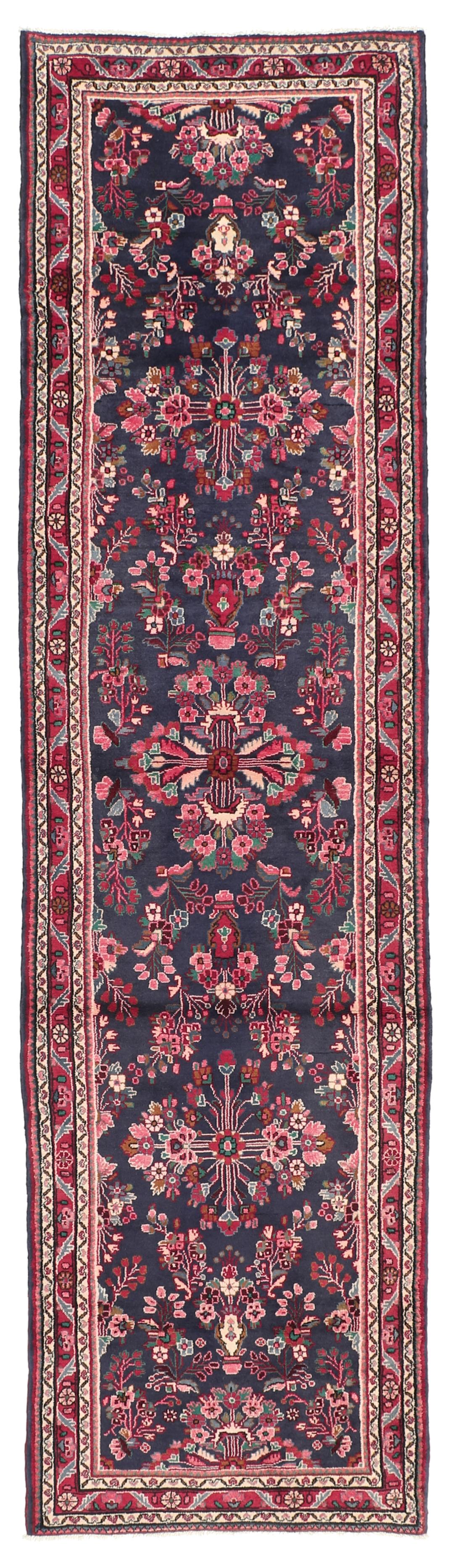 
    Hamadan - Black / Dark red - 102 x 401 cm
  